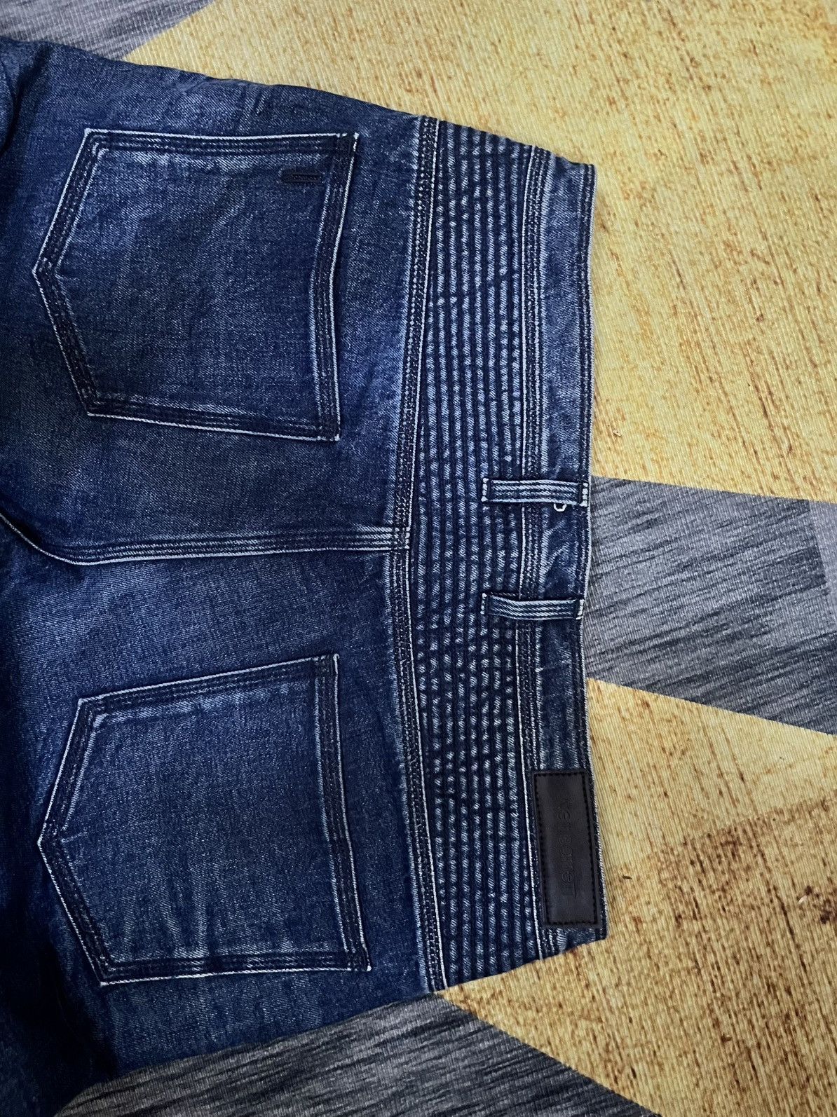 Neil Barrett FW18 neil barret bikers denim regular slim #H2 Size US 32 / EU 48 - 6 Thumbnail