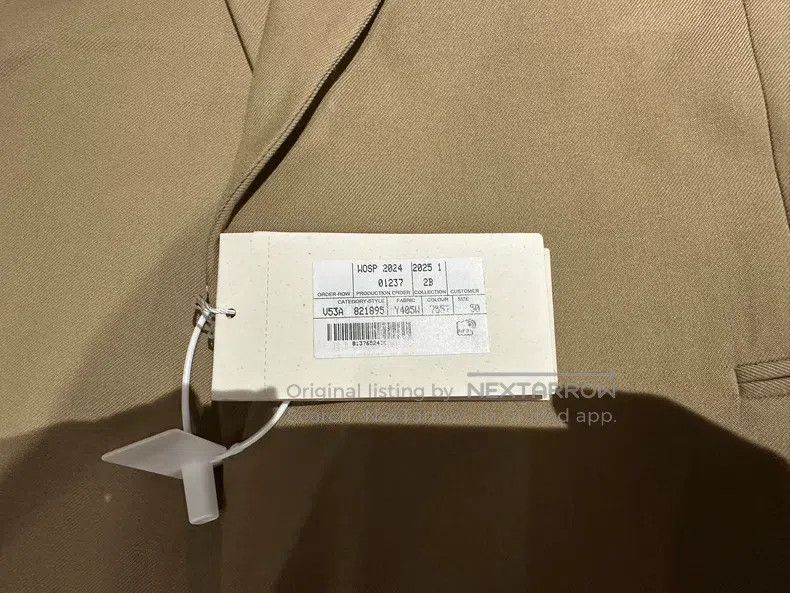 Saint Laurent Paris Saint Laurent Paris Beige Wool Flannel Suit i Size US M / EU 48-50 / 2 - 6 Thumbnail