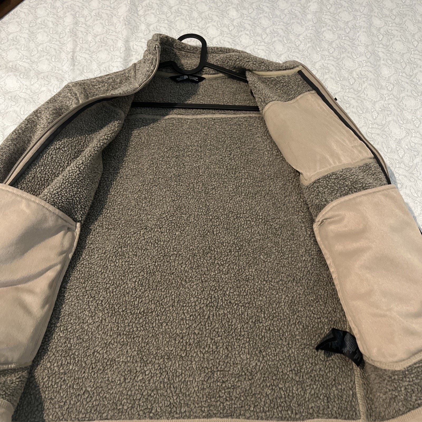 The North Face The North Face Full Zip Fleece Jacket Beige Gray Men's Small Size US S / EU 44-46 / 1 - 7 Thumbnail