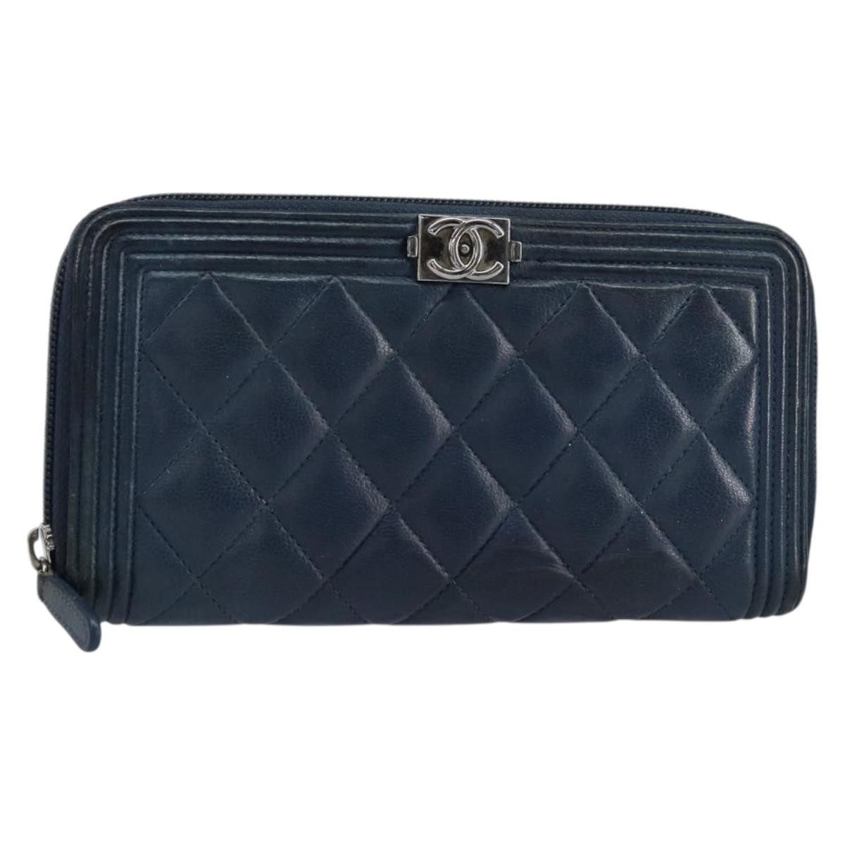 Chanel Chanel Boy Yen Wallet Quilted Lambskin Size ONE SIZE - 1 Thumbnail