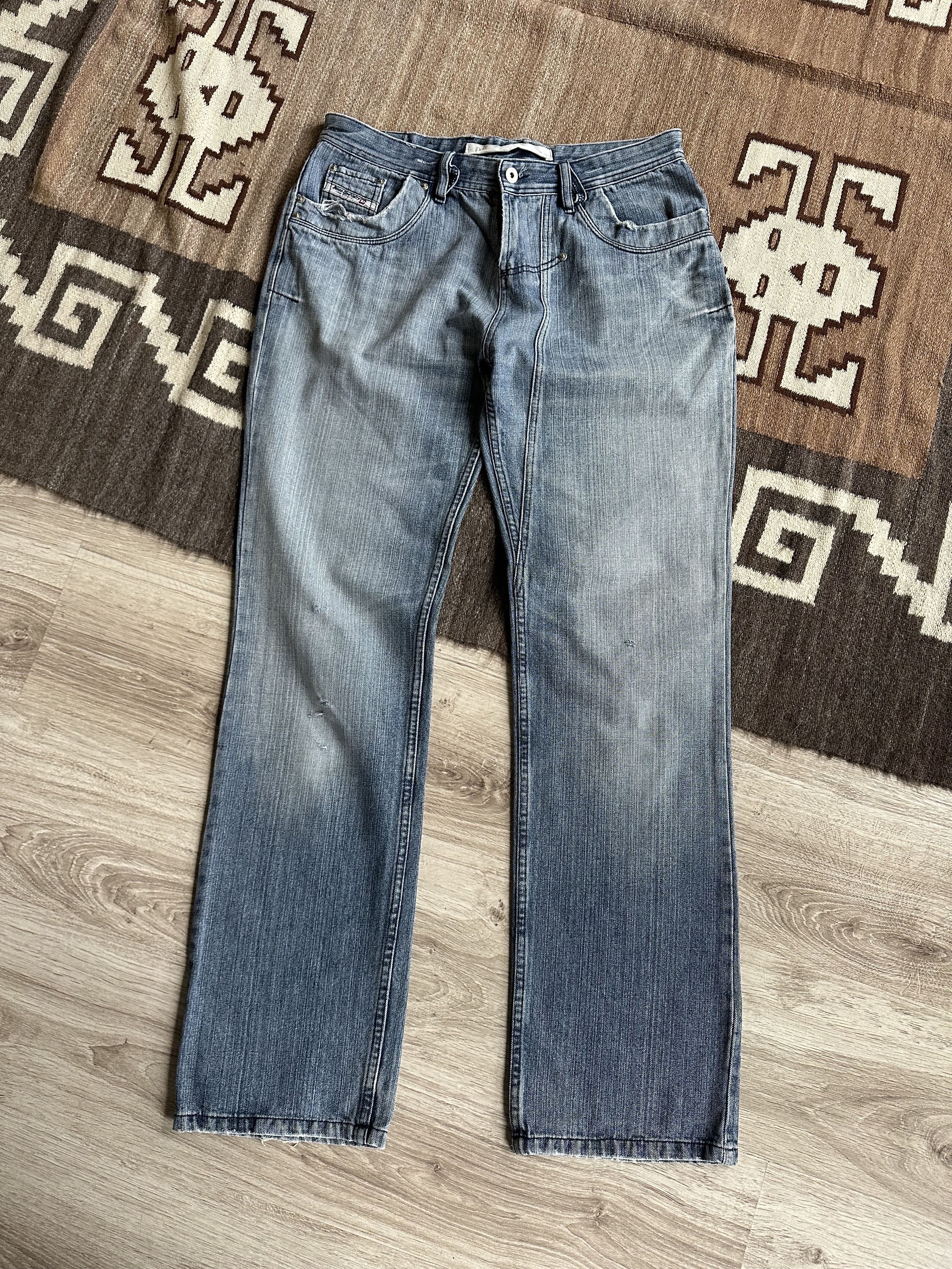 Diesel Diesel Industry Vintage y2k Denim Jeans 6055AC Size US 36 / EU 52 - 1 Thumbnail
