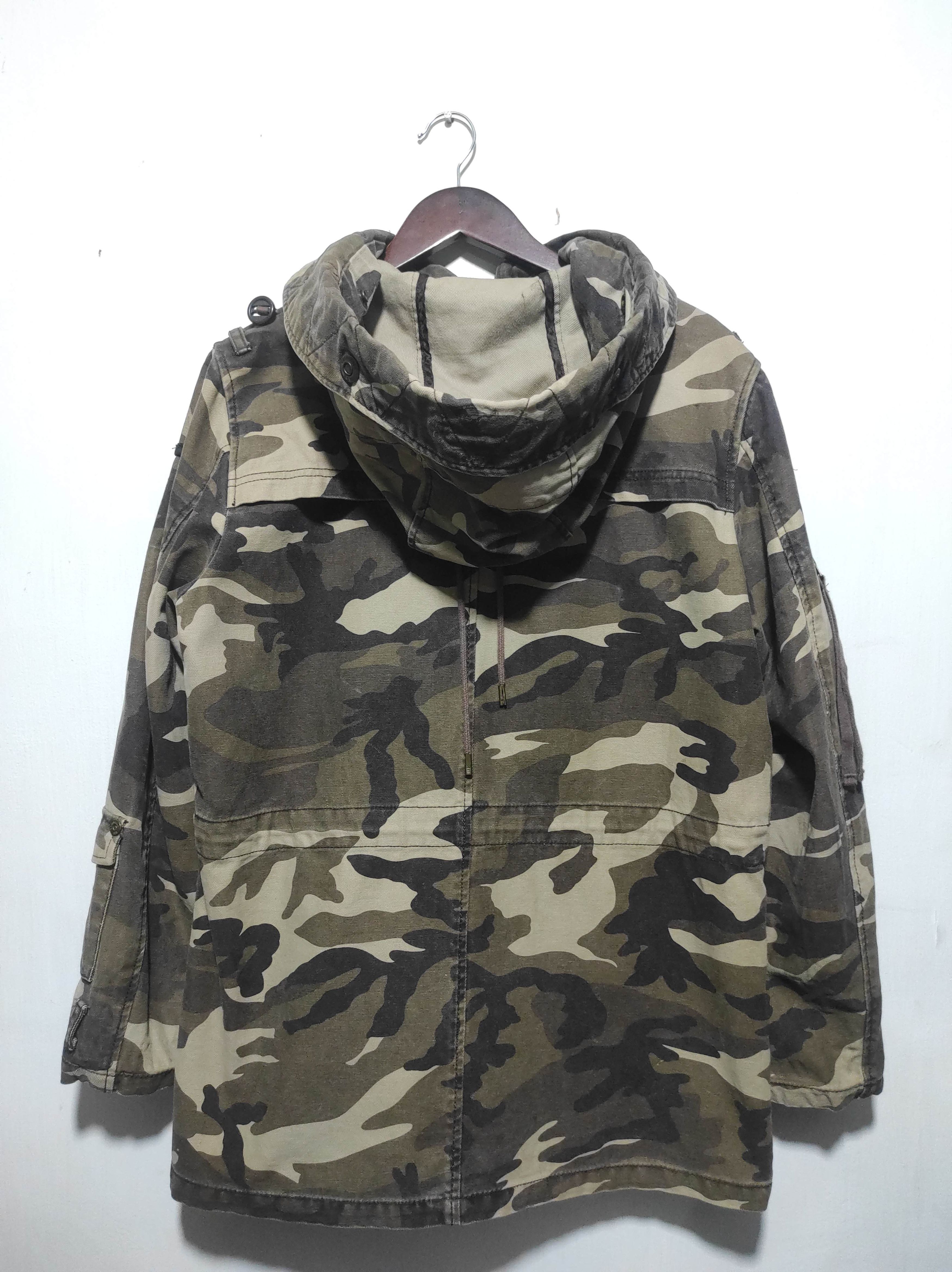14th Addiction Ask Enquired Camo Multi Pocket Hoodie Jacket Size US M / EU 48-50 / 2 - 17 Thumbnail