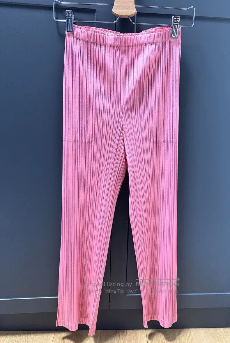 Issey Miyake Issey Miyake size:3 Pink Pants Size 22" - 1 Thumbnail