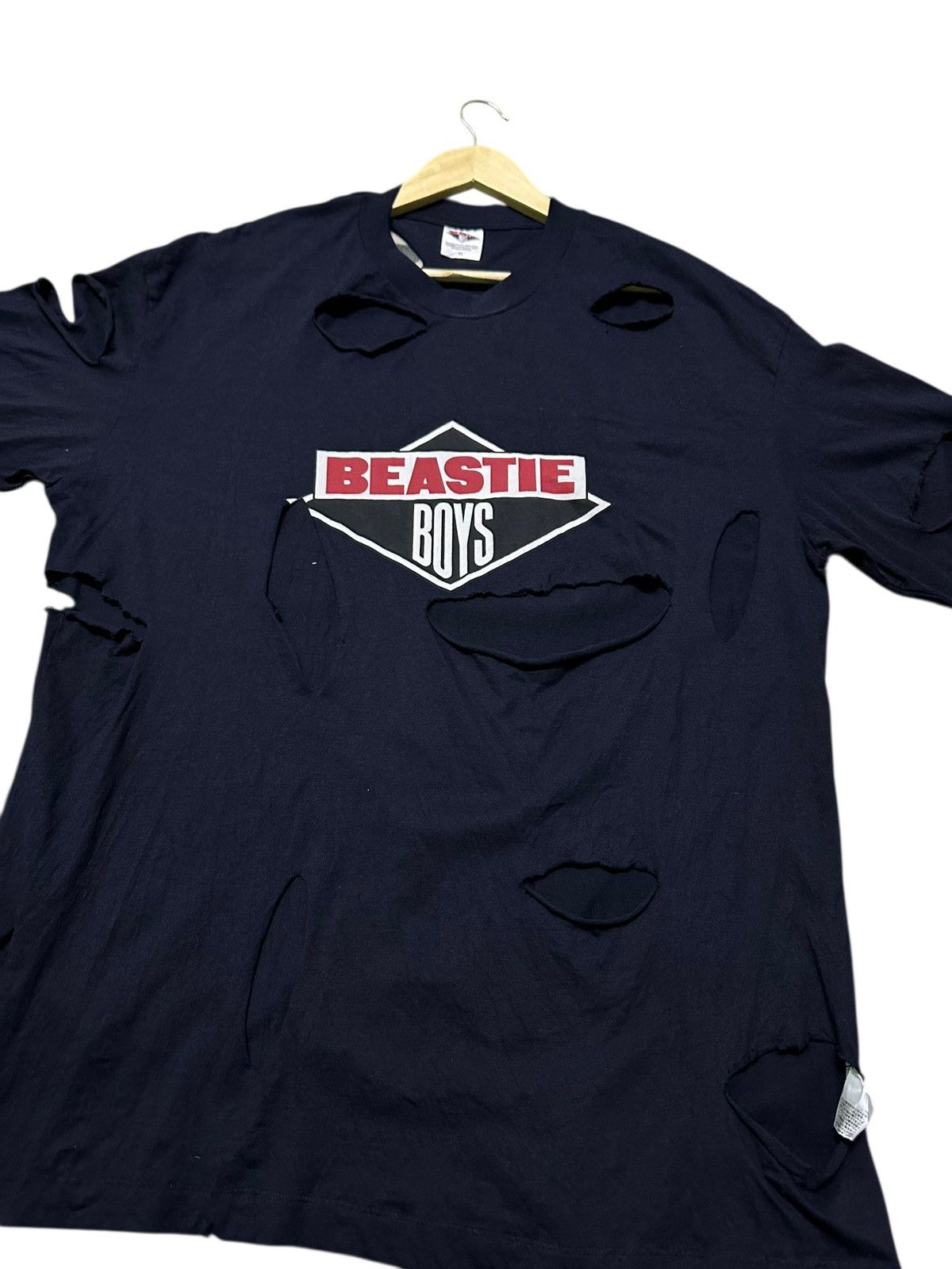 Band Tees beastie boys distressed style tshirt Size US XL / EU 56 / 4 - 5 Thumbnail