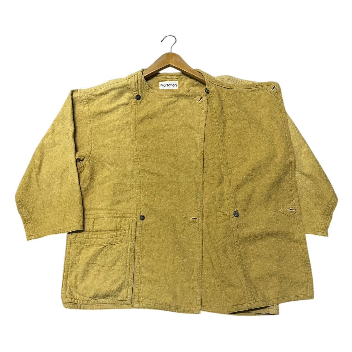 Issey Miyake Vintage 90s Plantation Issey Miyake kimono style work jacket Size US L / EU 52-54 / 3 - 5 Thumbnail