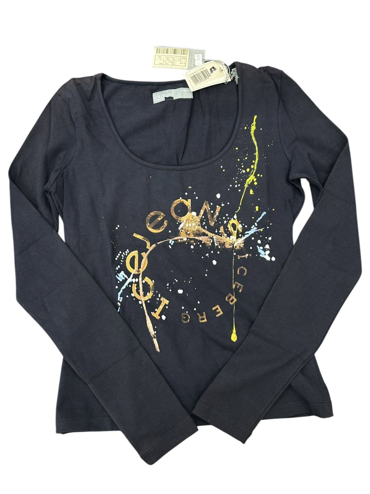 Iceberg VTG Iceberg Ice Jeans Abstract Splatter Graphic Tee IT 42 Size M / US 6-8 / IT 42-44 - 2 Thumbnail