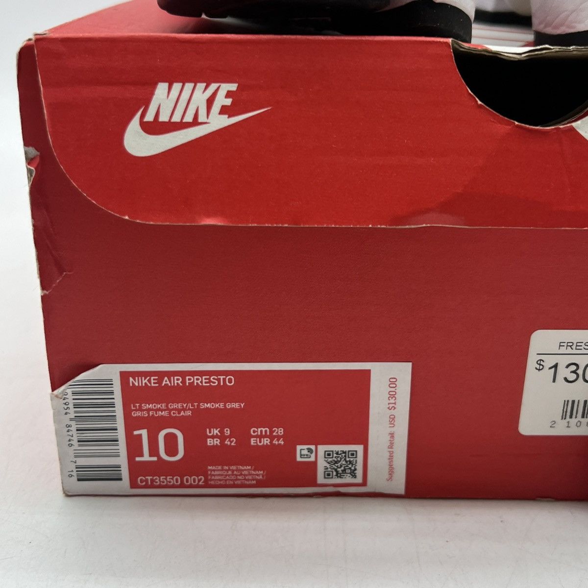 Nike Air presto light smoke grey Size US 10 / EU 43 - 6 Thumbnail
