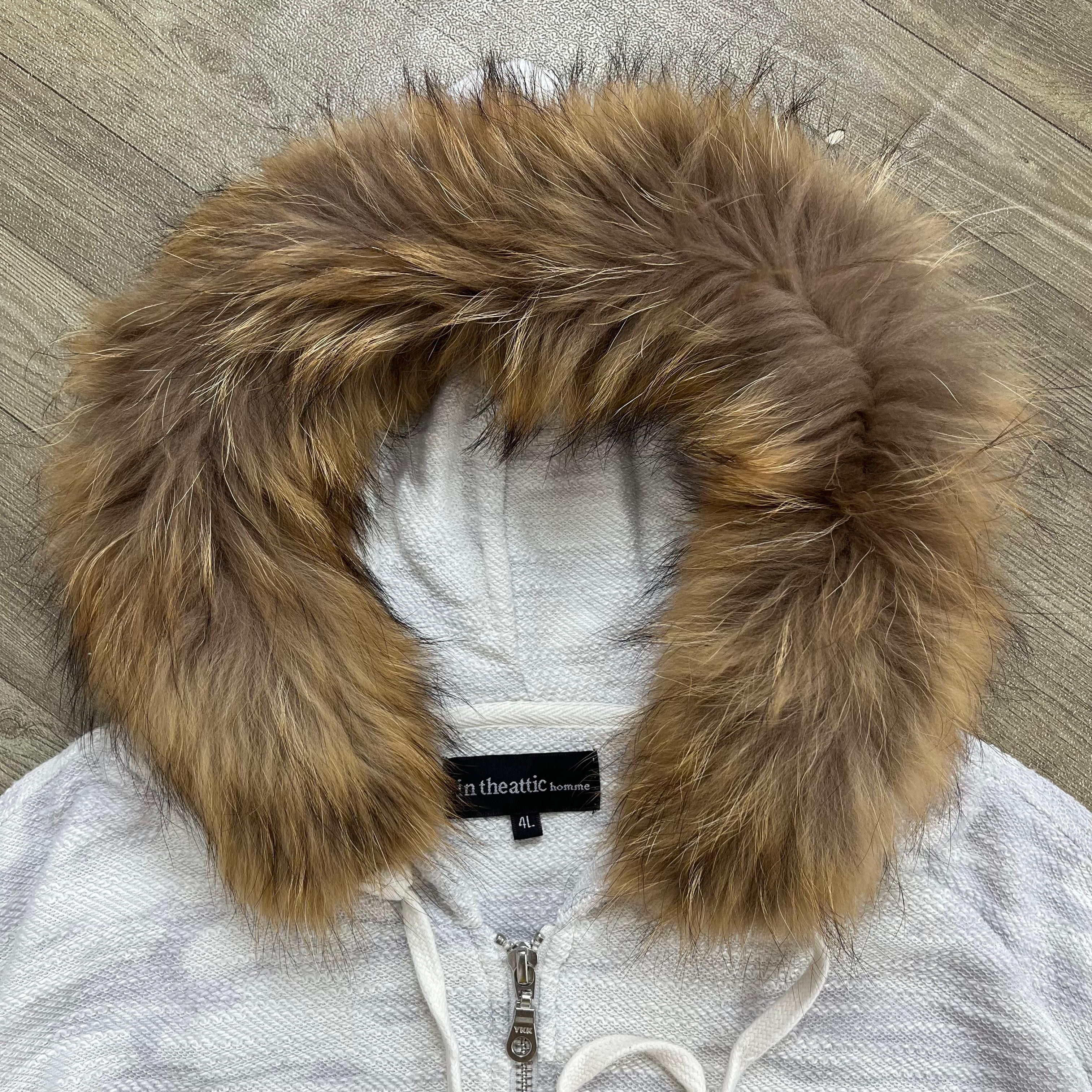 Japanese Brand 2000s In Theattic Homme Fur Zip Hoodie Camo Slayer Lgb Style Size US L / EU 52-54 / 3 - 7 Thumbnail
