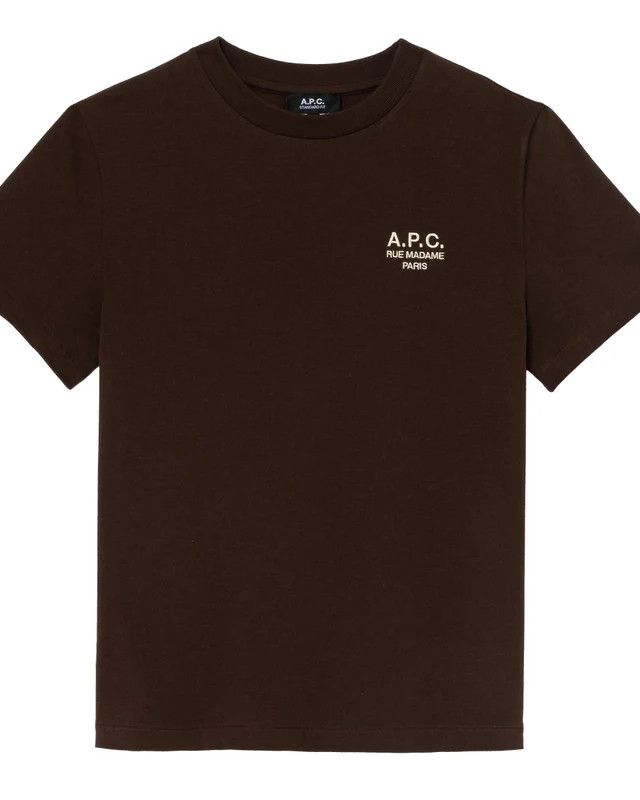 o1mle1125 Standard Rue Madame T-Shirt in Brown