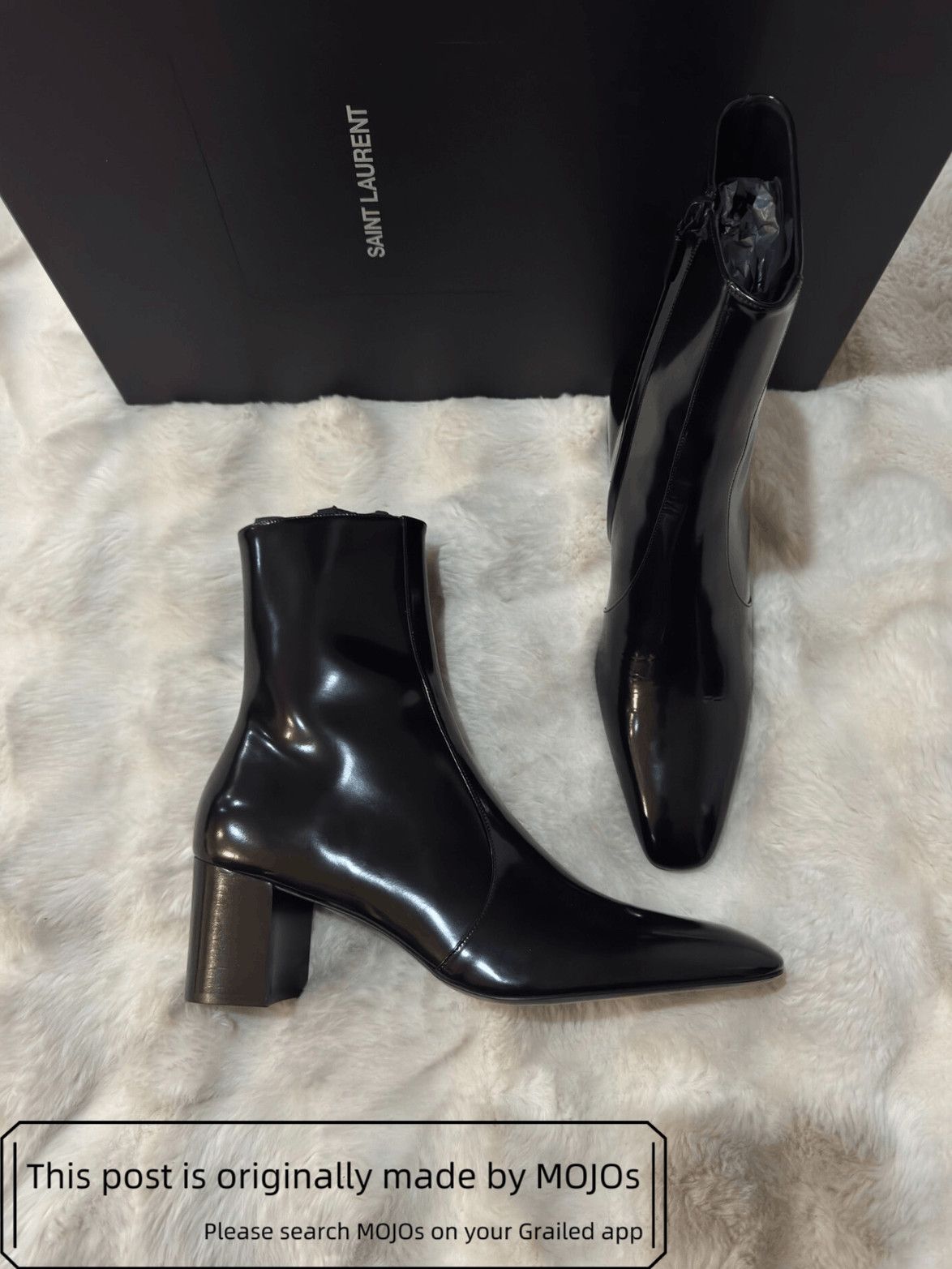 Saint Laurent Paris Sz 44 Saint Laurent Paris 23ss XIV 70 Zipped Boots mojos1445 Size US 11 / EU 44 - 1 Thumbnail