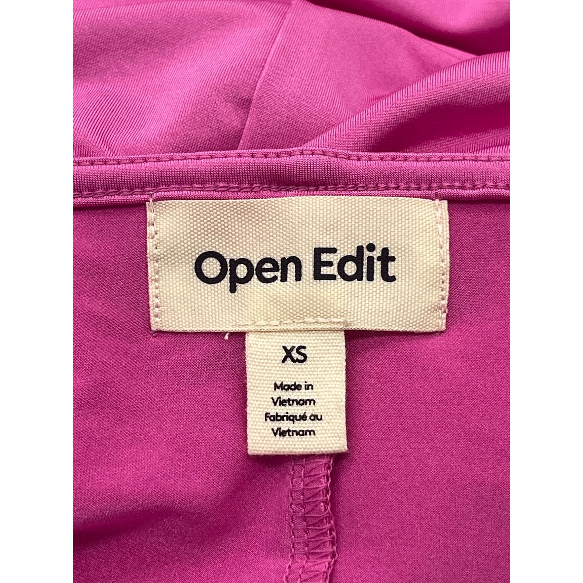 Other OPEN EDIT Ruched T-shirt Dress In Pink Rosebud, XS Size XS / US 0-2 / IT 36-38 - 5 Thumbnail