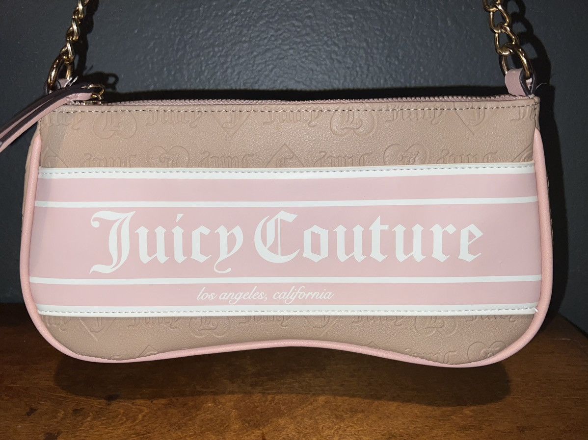 Juicy Couture Juicy Couture Faux Leather Shoulder Hand Bag Purse Essential Size ONE SIZE - 3 Thumbnail