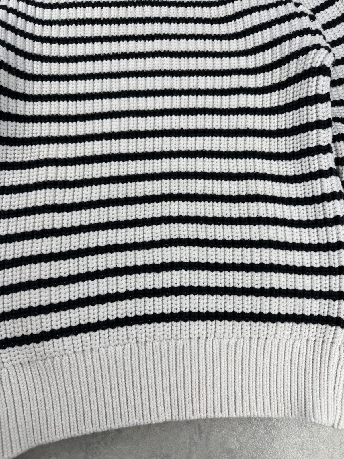 Sandro Sandro Paris Black White Striped Sweater Size M Size US M / EU 48-50 / 2 - 4 Thumbnail