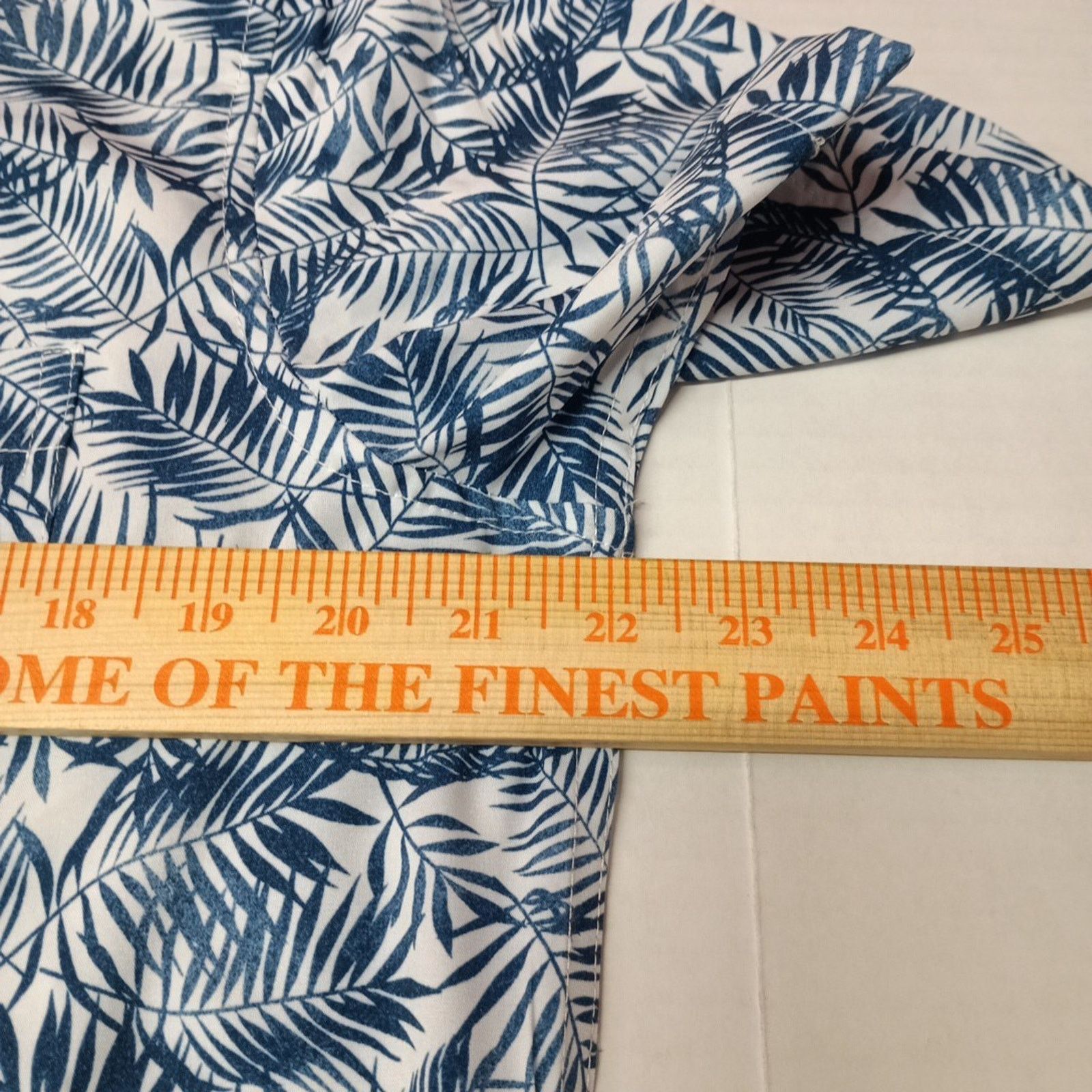 Chaps Chaps Woven Shirt Men's Size S Blue Floral Stretch UPF 50 Size US S / EU 44-46 / 1 - 5 Thumbnail