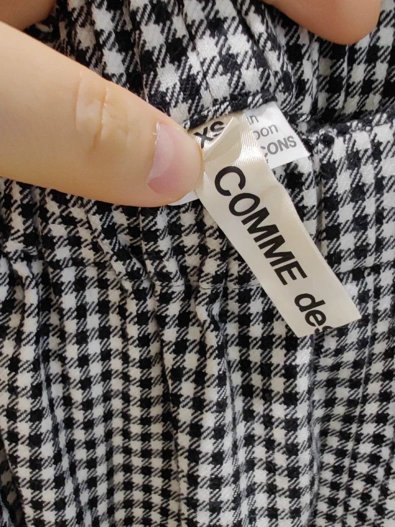 Comme des Garcons Comme Des Garcons size XS Mainline checked wool bloomers Size 24" / US 00 / IT 34 - 5 Thumbnail