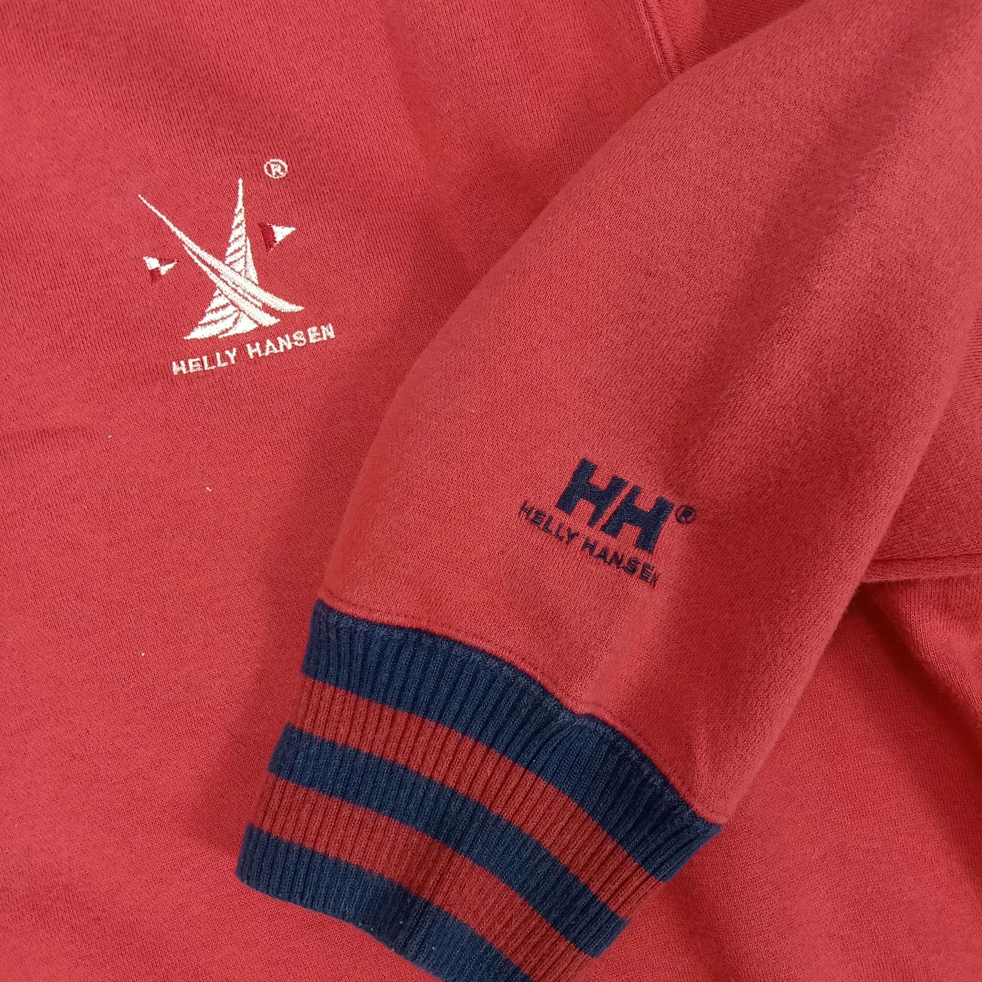 Helly Hansen × Vintage Helly Hansen Outdoor Style Half Zipper Sweatshirts Size US L / EU 52-54 / 3 - 4 Thumbnail