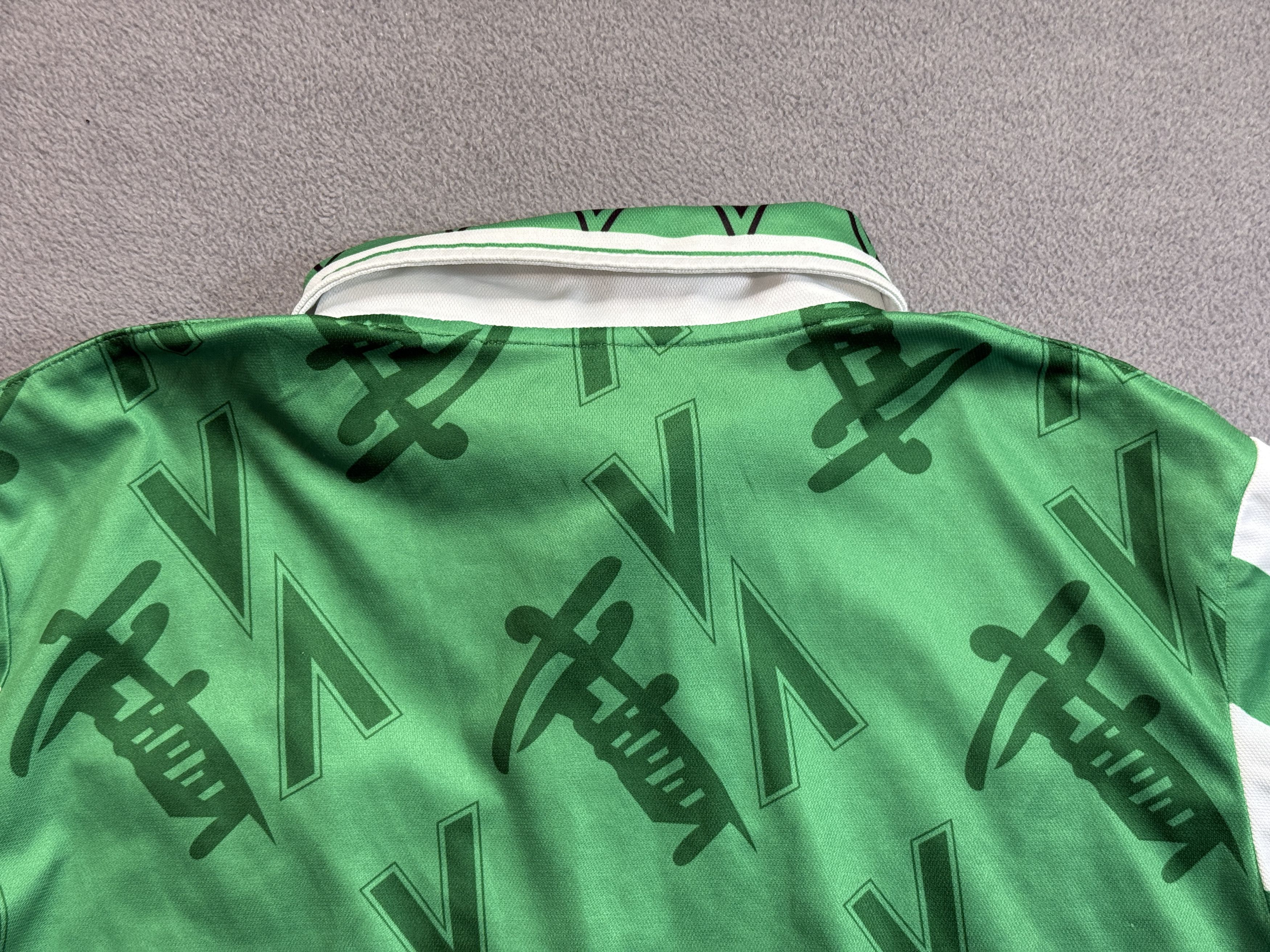 Vintage Mitre Hibernian Home jersey Green football shirt mens size S Size US S / EU 44-46 / 1 - 14 Thumbnail