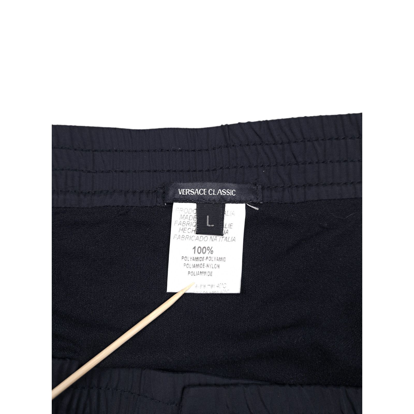 Versace 💎 Vintage Versace Classic Black Shorts Trunks Swimwear Size US 31 - 8 Thumbnail