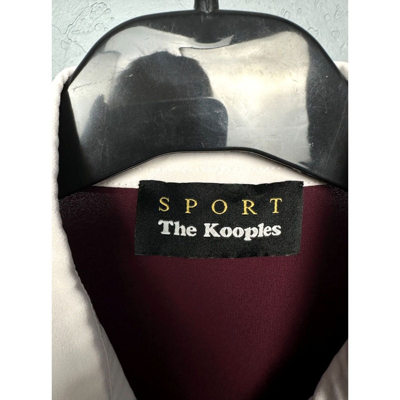 The Kooples The Kooples Sport Blouse Shirt M Black Collared Zip Size M / US 6-8 / IT 42-44 - 3 Thumbnail