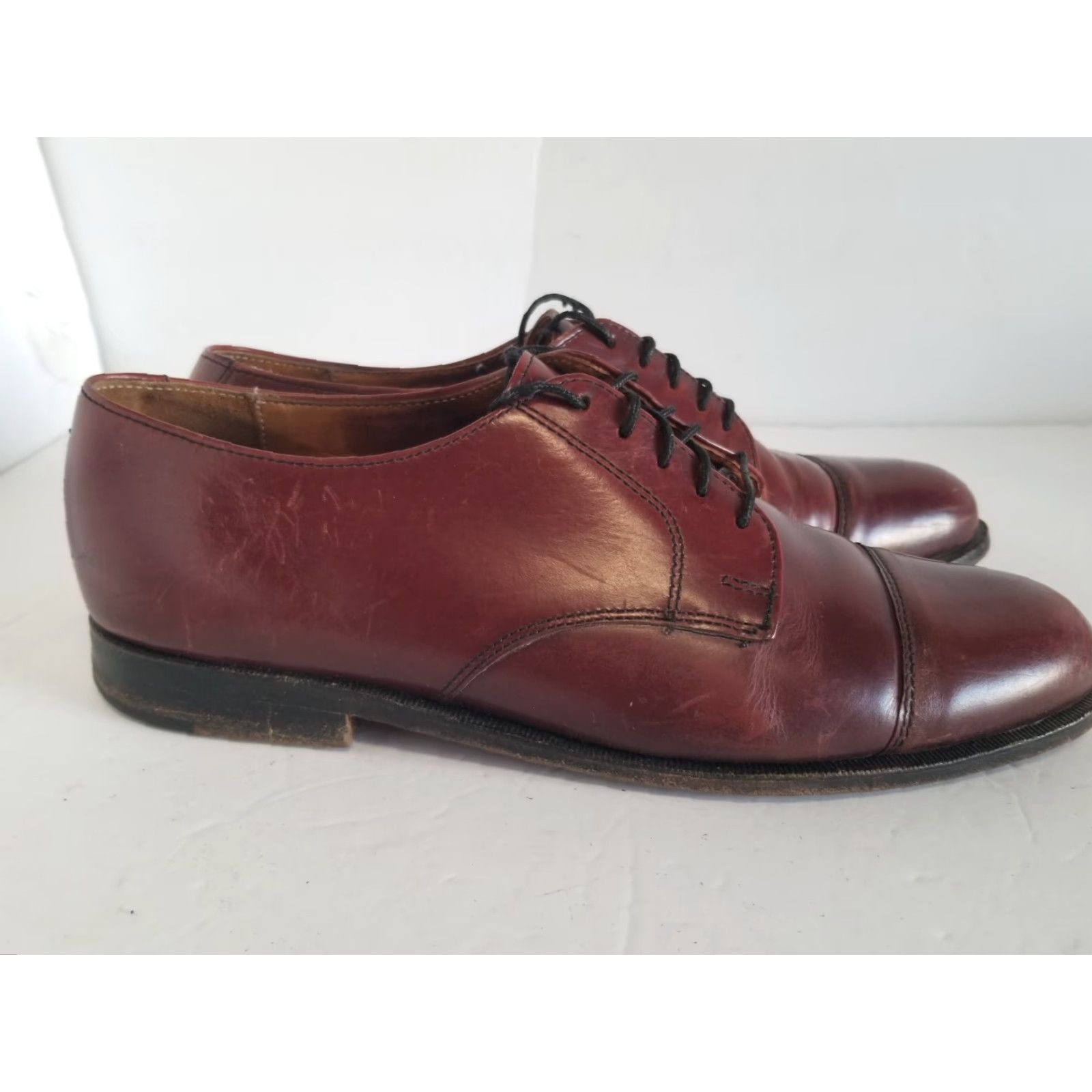 Cole Haan Cole Haan Cap-toe Oxford LEATHER SOLE Size 9.5 D USA Made Dress Oxford Mens Leather Sole Cap Toe Brown Size US 10 / EU 43 - 2 Thumbnail