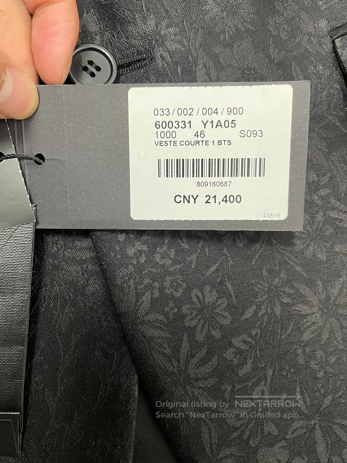 Saint Laurent Paris Saint Laurent 20SS Runway Black Silk Blazer. Size US S / EU 44-46 / 1 - 6 Thumbnail