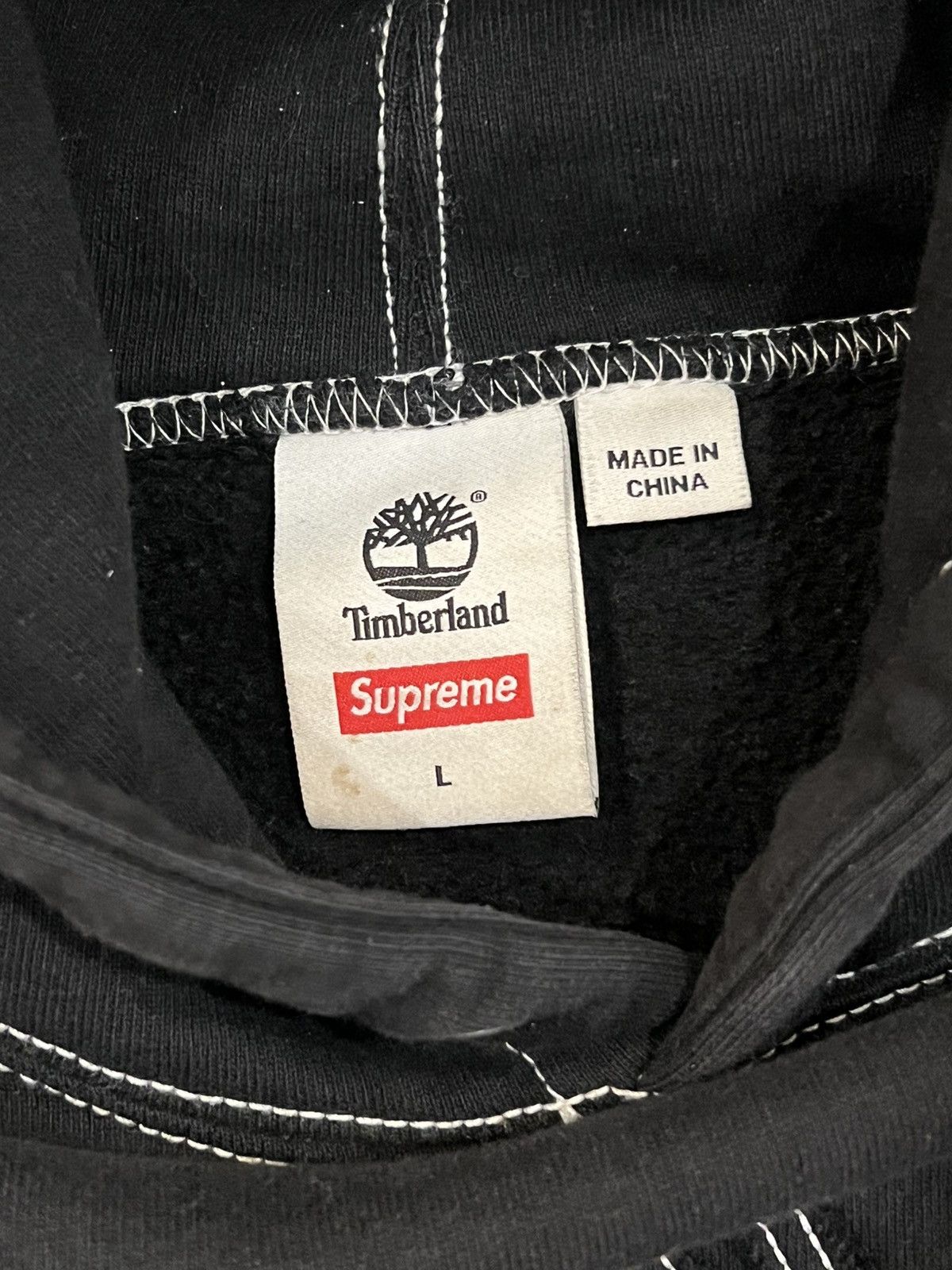Supreme × Timberland Supreme x Timberland Hooded Sweatshirt (SS23) Size US L / EU 52-54 / 3 - 4 Thumbnail
