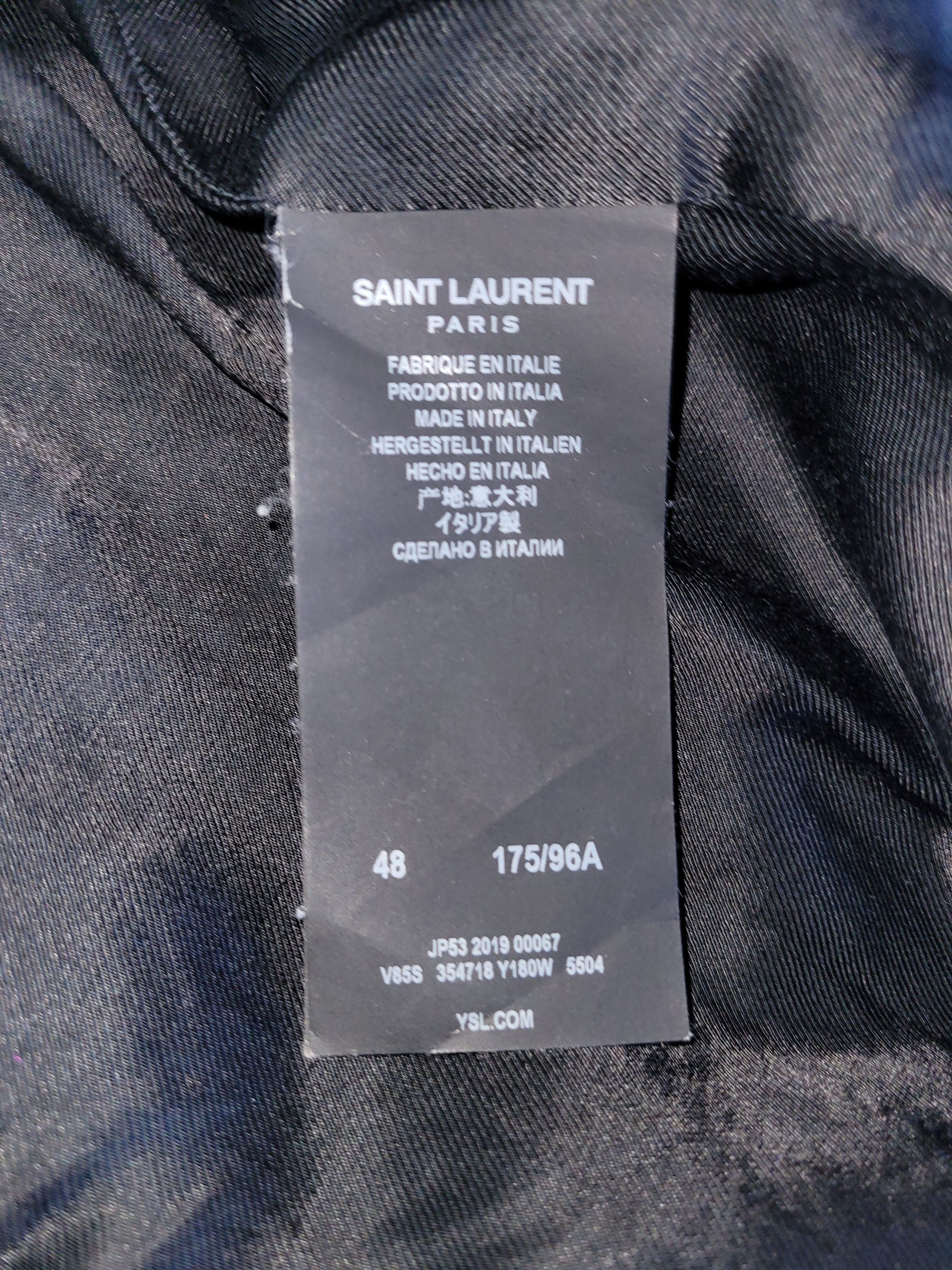 Saint Laurent Paris 2018 Saint Laurent Burgundy Teddy Jacket Size US M / EU 48-50 / 2 - 4 Thumbnail