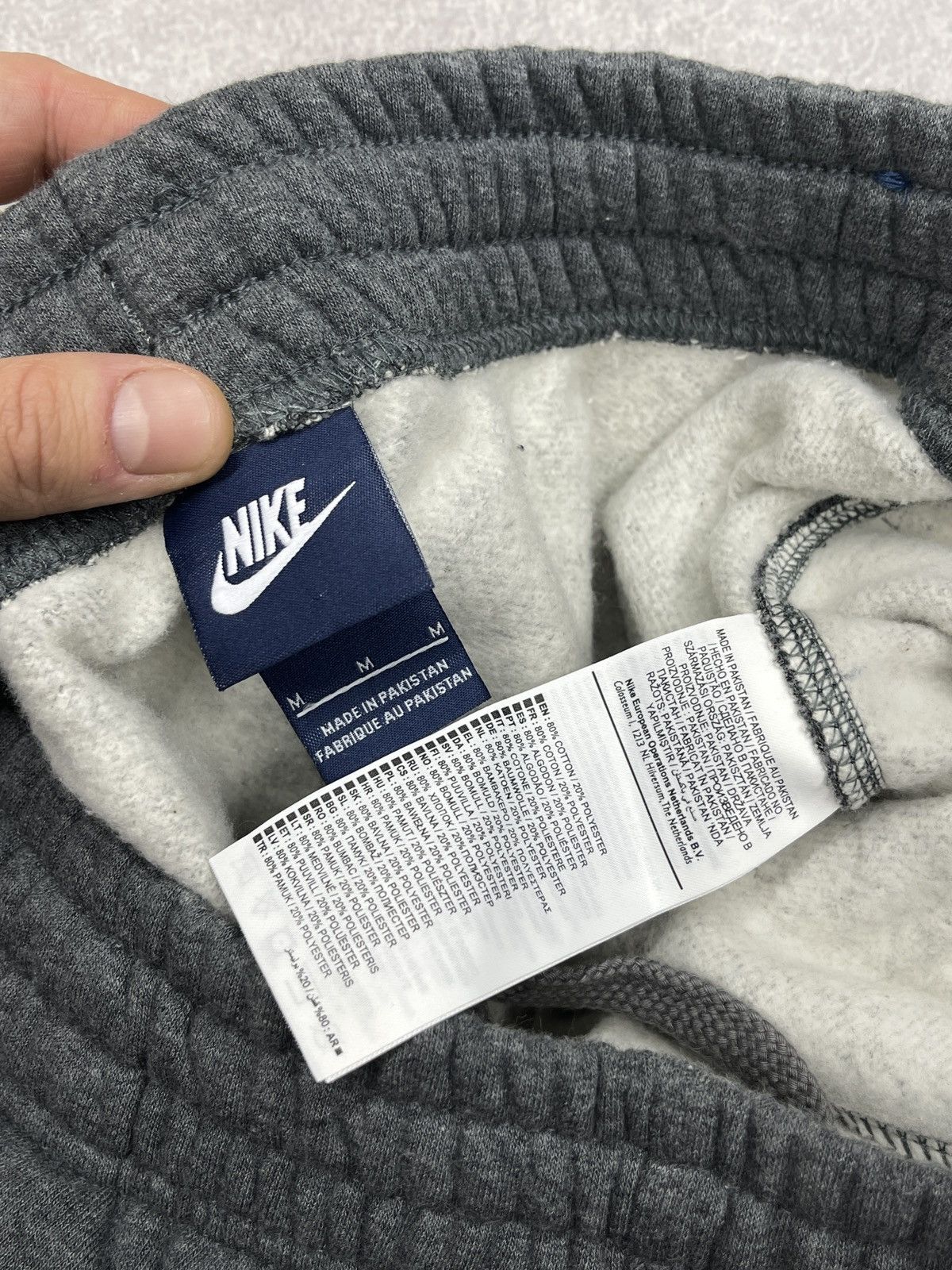 Nike Mens Nike Basic Baggy Sweatpants Grey Drill Y2K TECH ACG Size US 32 / EU 48 - 7 Thumbnail
