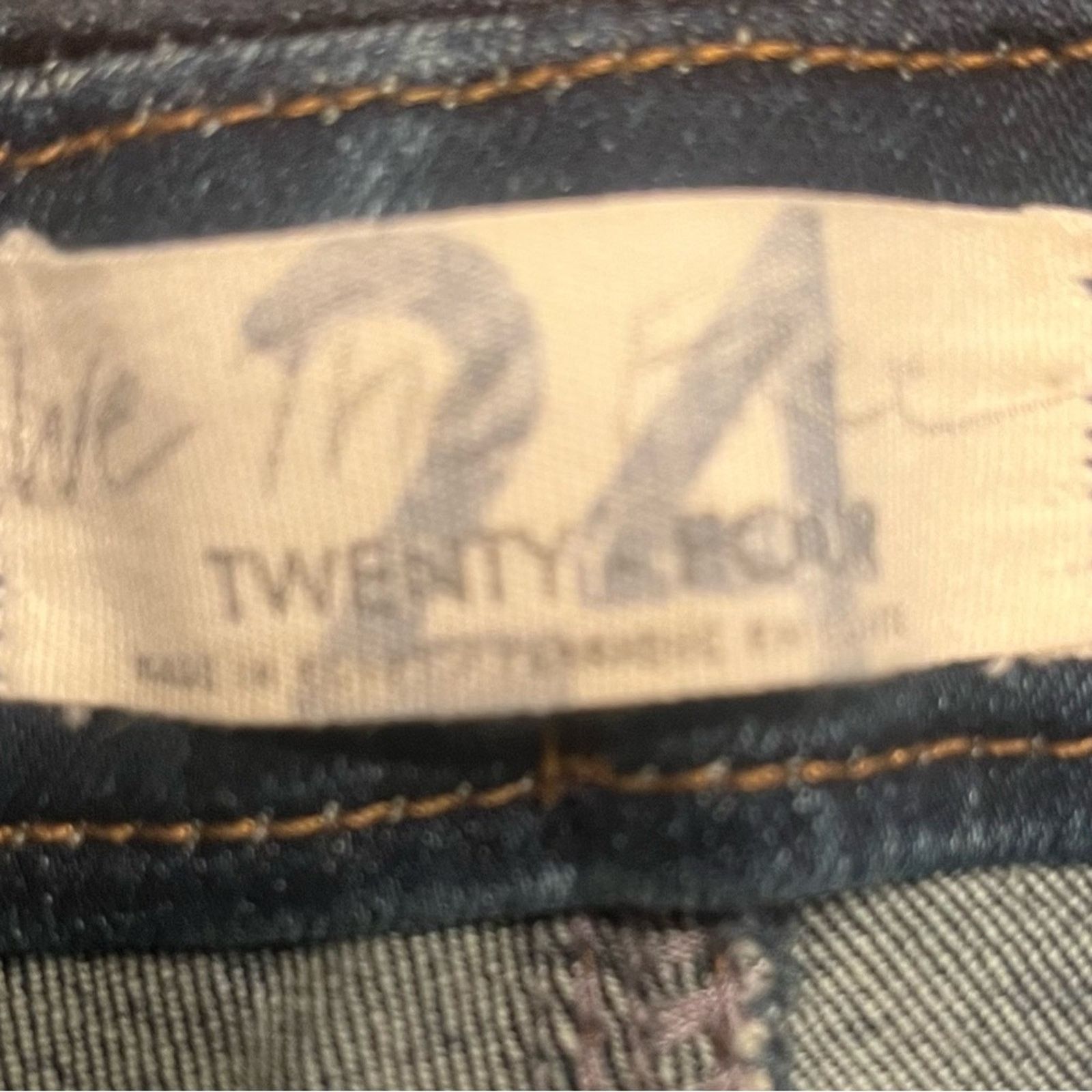 Free People We The Free Dark Blue Skinny Jeans, size 24 Size 24" / US 00 / IT 34 - 4 Thumbnail