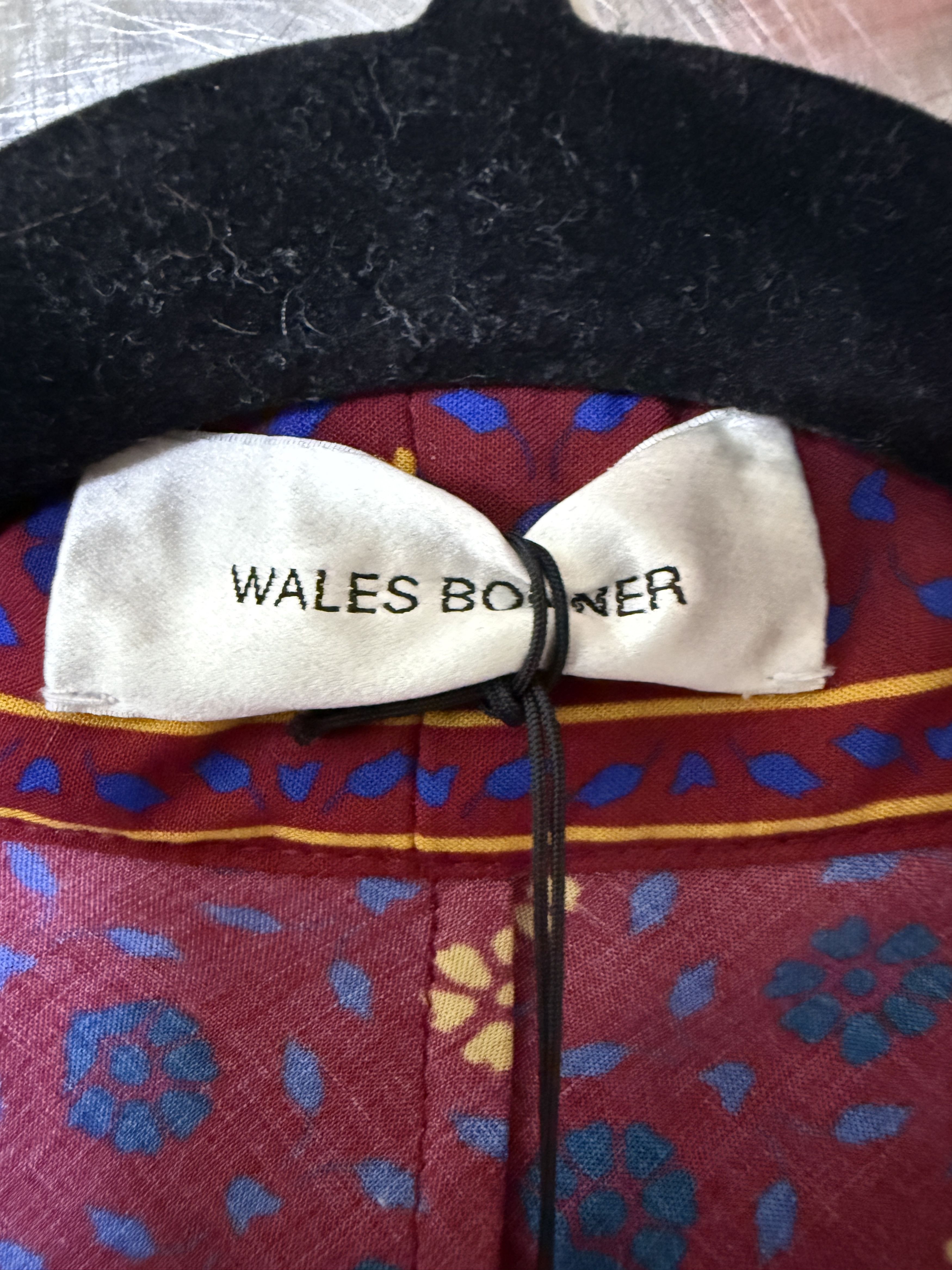 Wales Bonner $1040 Wales Bonner Madras Floral Print Tie-Neck Midi Dress Size XS / US 0-2 / IT 36-38 - 8 Thumbnail