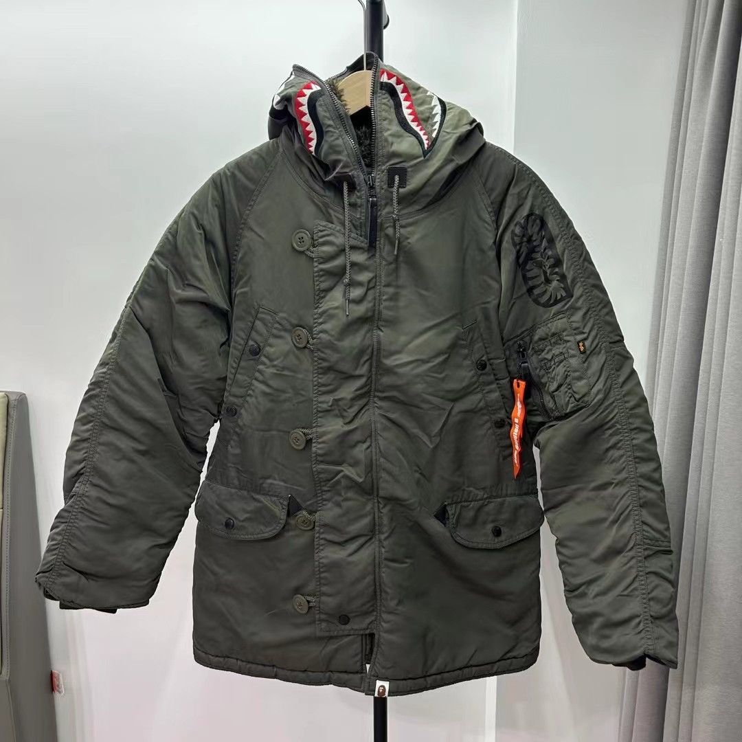 Alpha Industries × Bape BAPE x ALPHA INDUSTRIES JACKET Size US M / EU 48-50 / 2 - 1 Thumbnail
