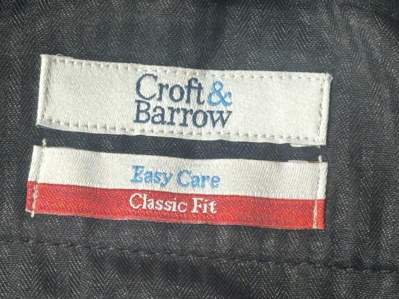 Croft & Barrow Croft Barrow Classic Easy Care Flat Front Dress Pants 40/32 Size US 40 / EU 56 - 8 Thumbnail