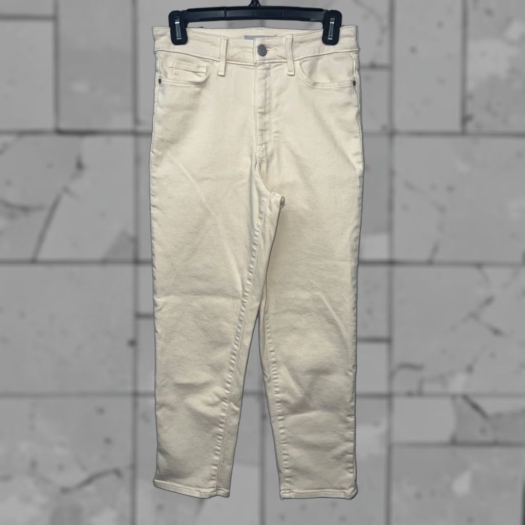Athleta Athleta Beige Skinny Crop Jeans Womens Regular 2P Size 26" / US 2 / IT 38 - 1 Thumbnail