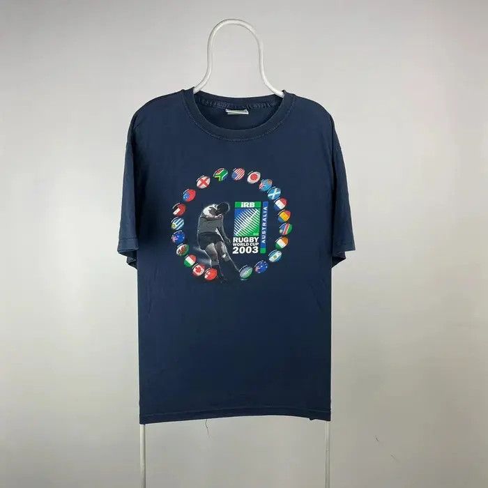 Band Tees Rugby World Cup Australia T-shirt size XLarge navy Size US XL / EU 56 / 4 - 1 Thumbnail