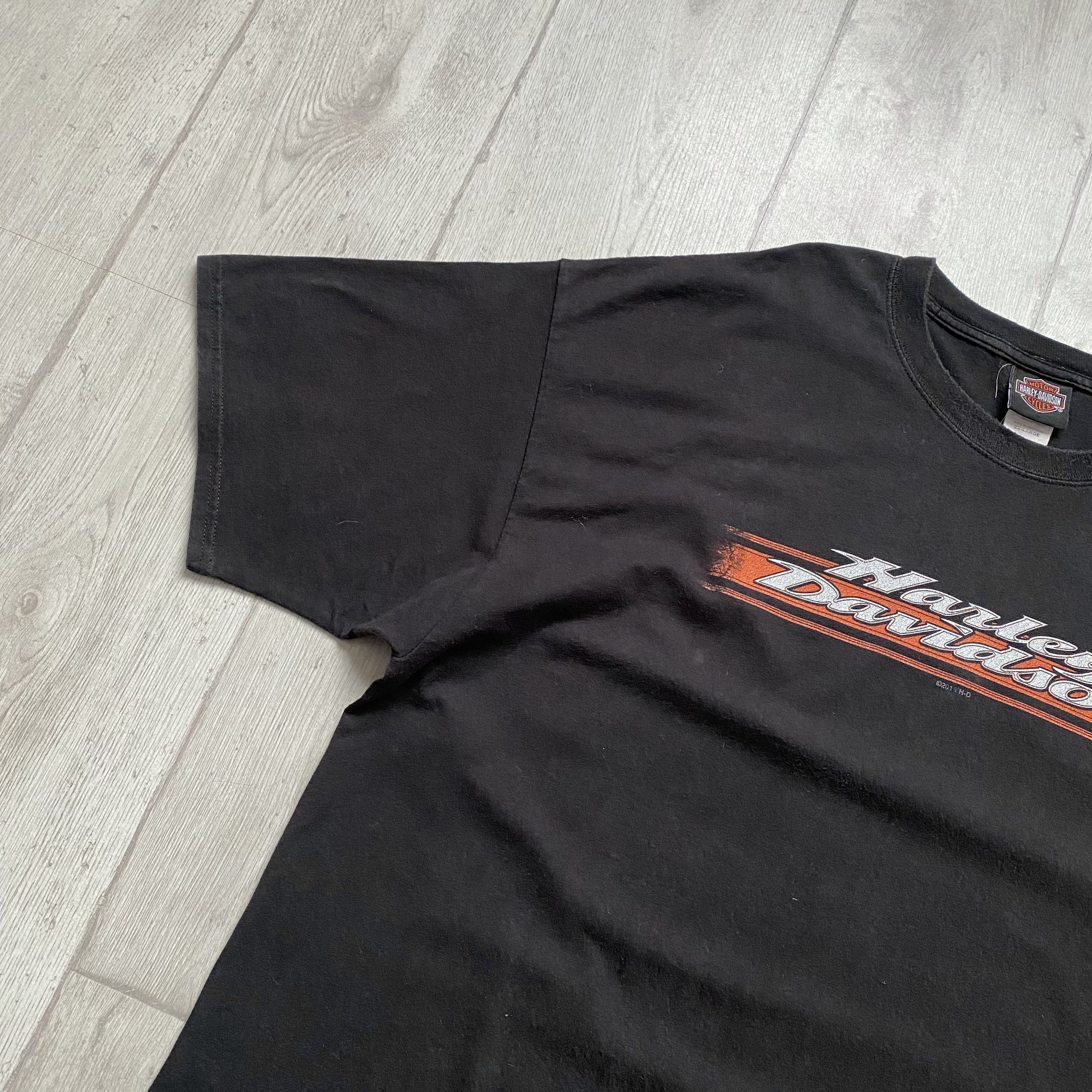 Harley Davidson Rock x Harley Davidson vintage washed TEE motorcycles Y2K Size US XL / EU 56 / 4 - 6 Thumbnail