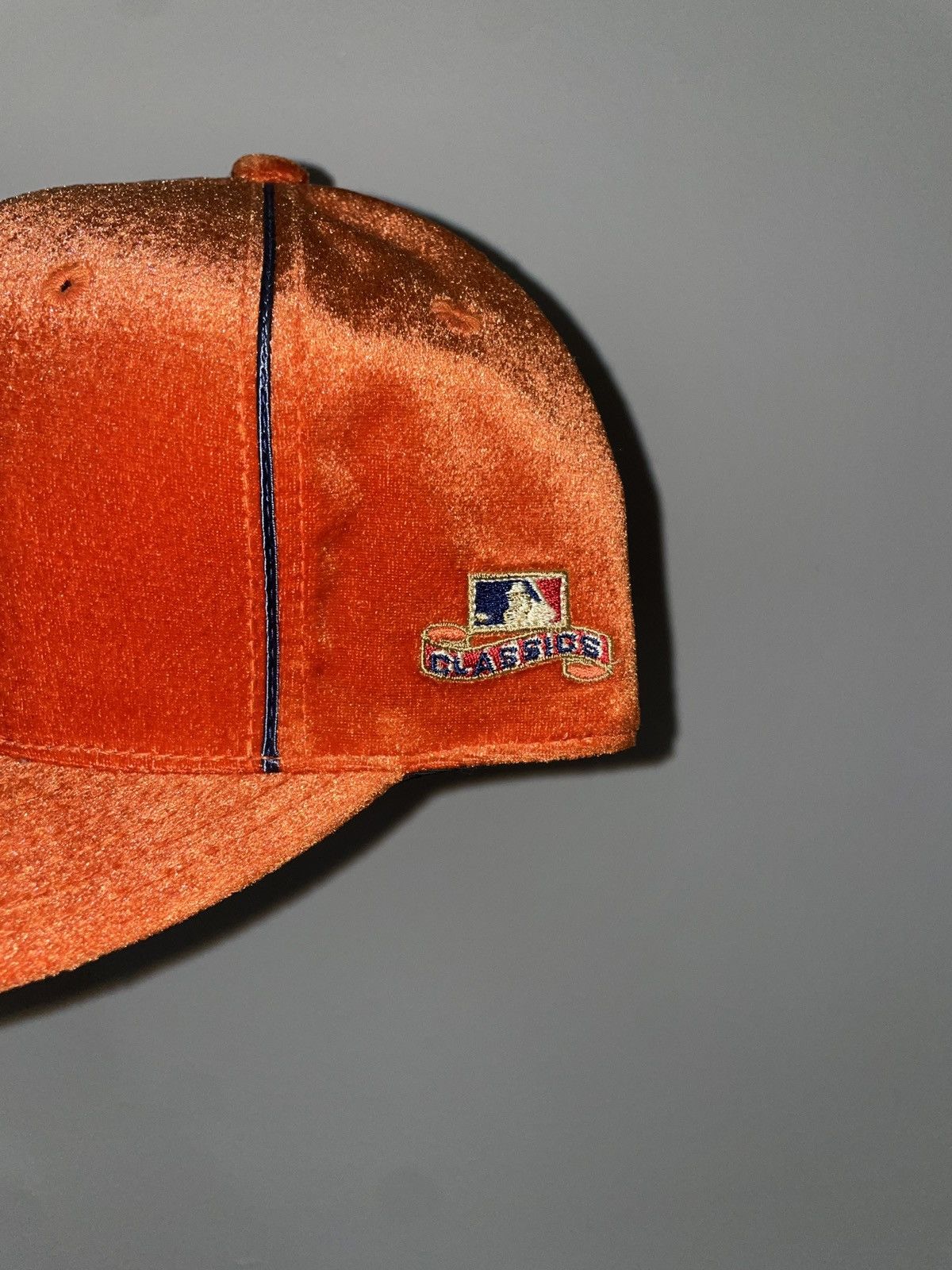 American Needle × MLB VINTAGE Rare Velvet Houston Astros Fitted Sz 7 1/8 New Size ONE SIZE - 5 Thumbnail