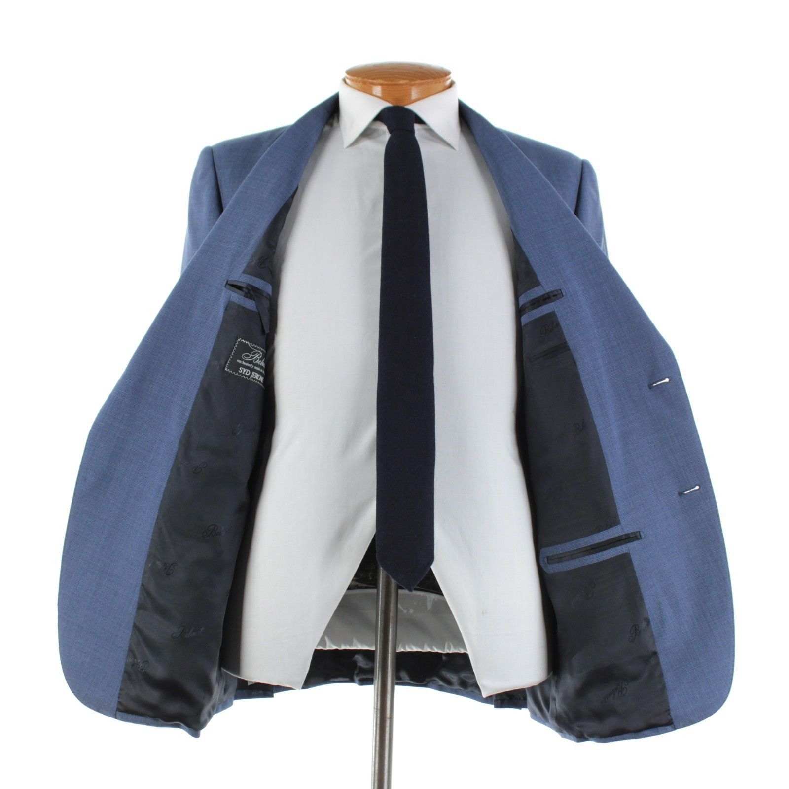 Belvest Belvest Suit Size US 42 Regular in Blue Size 42R - 7 Thumbnail