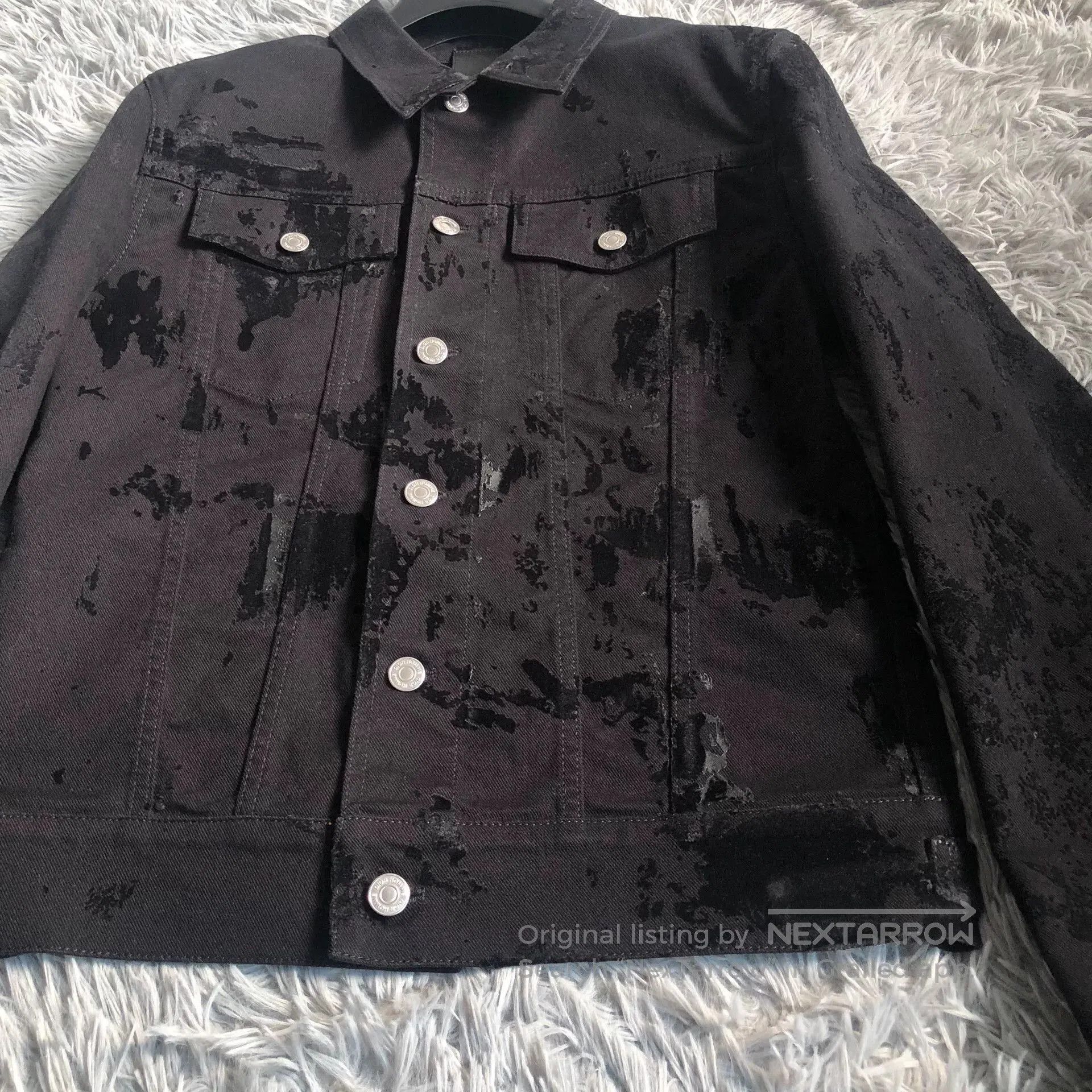 Dior dior paint splatter denim jacket. Size US M / EU 48-50 / 2 - 2 Thumbnail