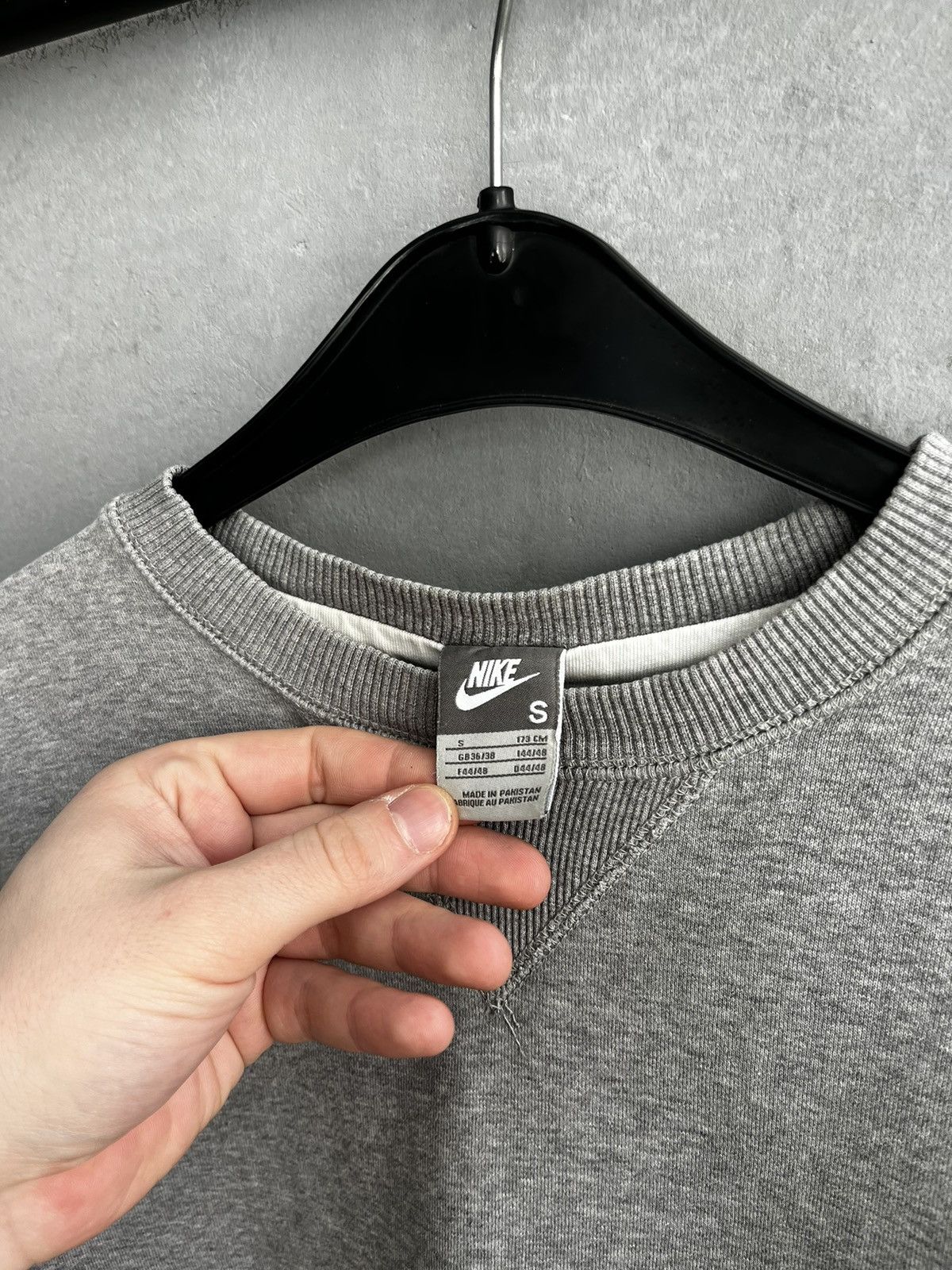 Nike × Vintage Nike sweatshirt swoosh vintage Size US S / EU 44-46 / 1 - 4 Thumbnail