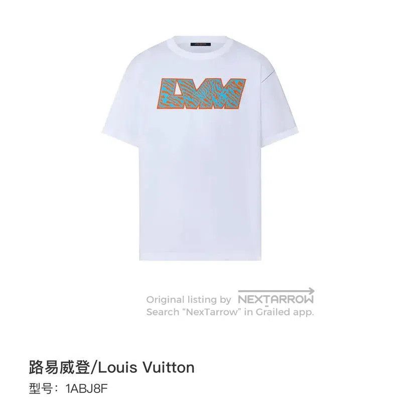 Louis Vuitton Louis Vuitton White Cotton Men's T-Shirt . Size US S / EU 44-46 / 1 - 6 Thumbnail