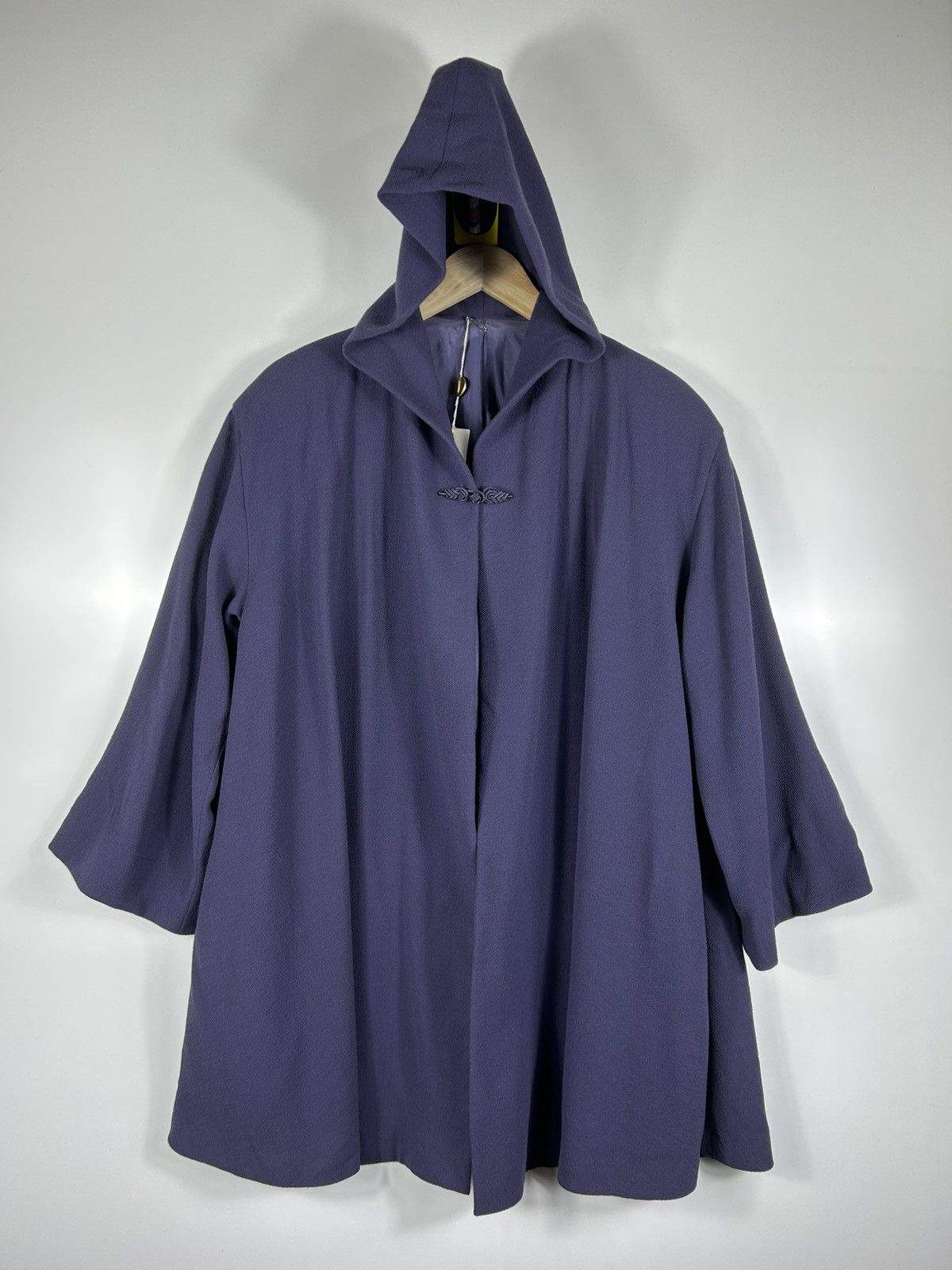 Designer × Japanese Brand × Vintage ⚡️Vintage Designer Gracile Nadia Hooded Loose Jacket Size XS / US 0-2 / IT 36-38 - 1 Thumbnail