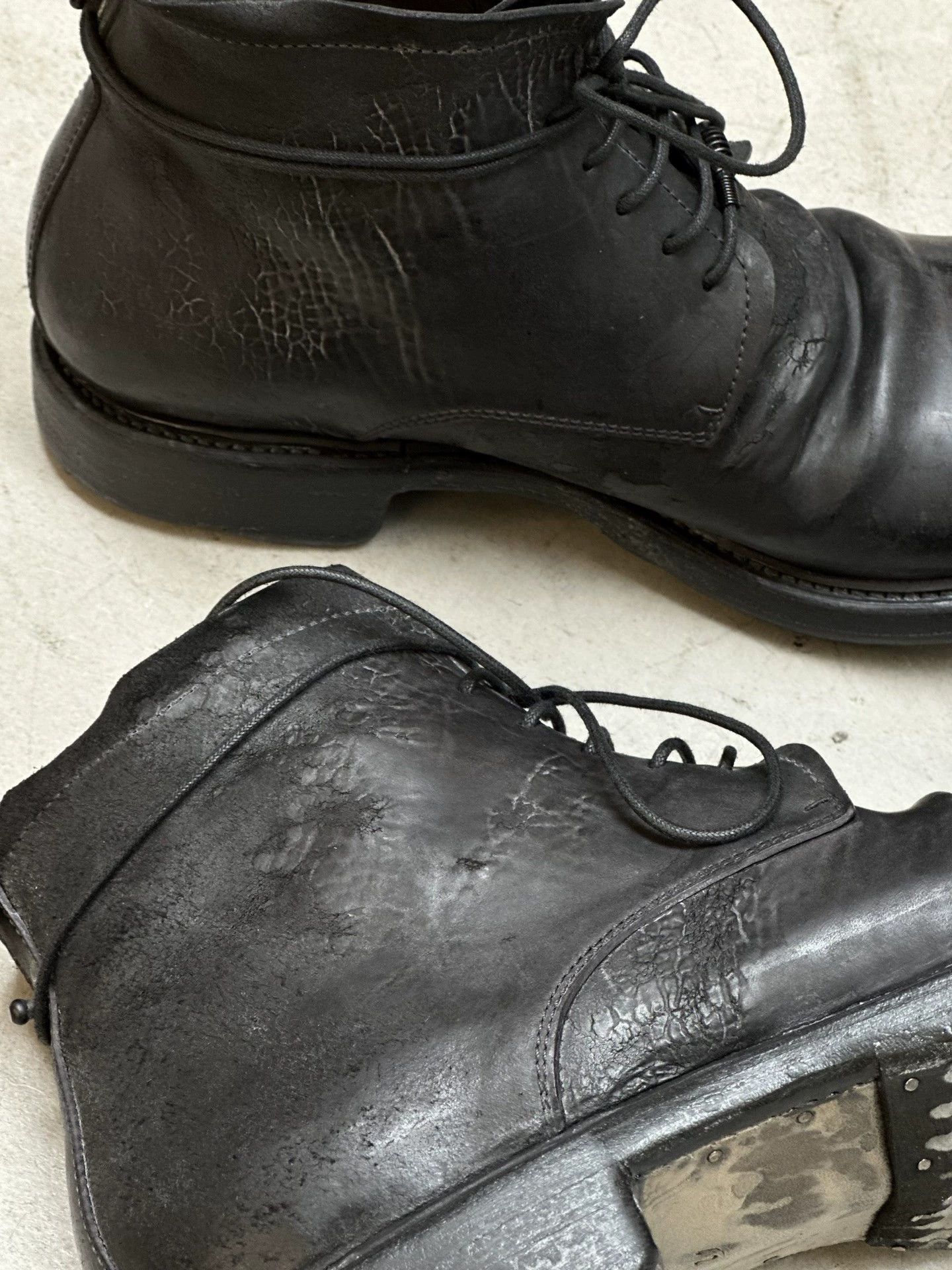 Layer-0 Layer 0 Distressed Horsehide V-sole Boots 42-43 Size US 9 / EU 42 - 2 Thumbnail