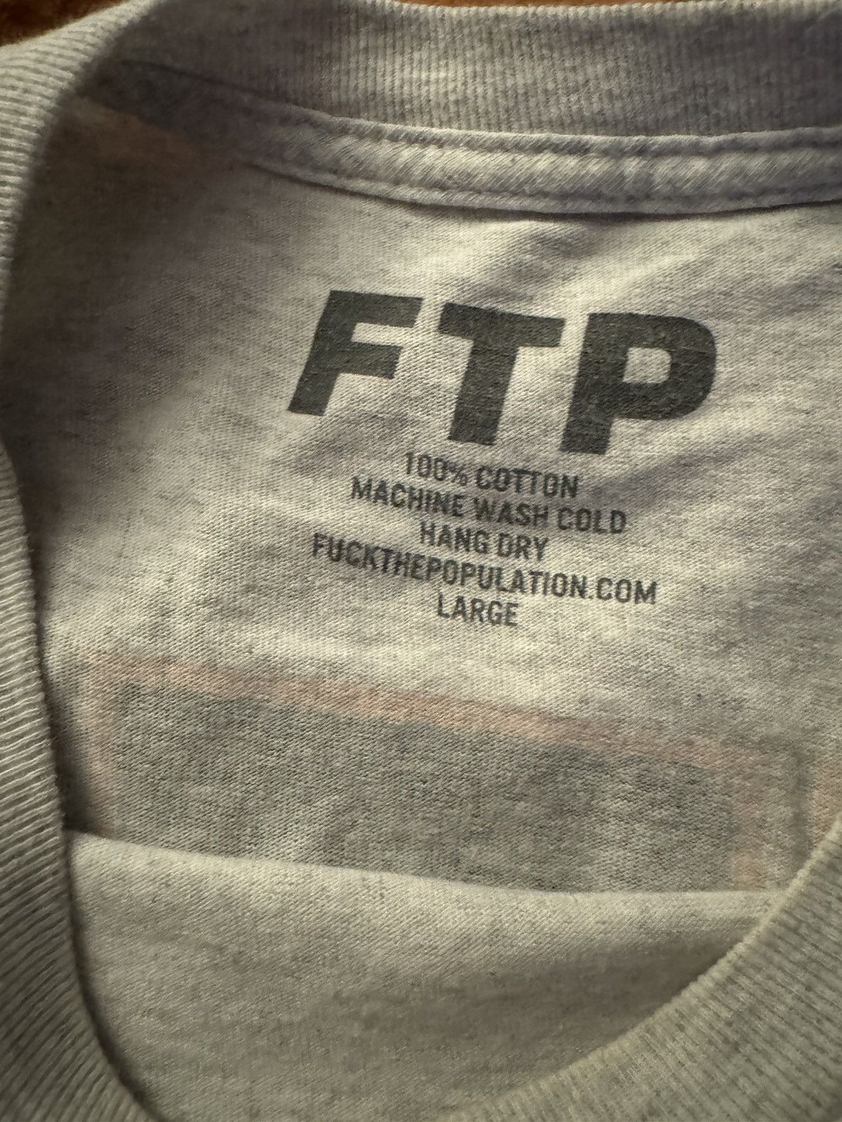 Fuck The Population FTP Logo Tee Size US L / EU 52-54 / 3 - 3 Thumbnail