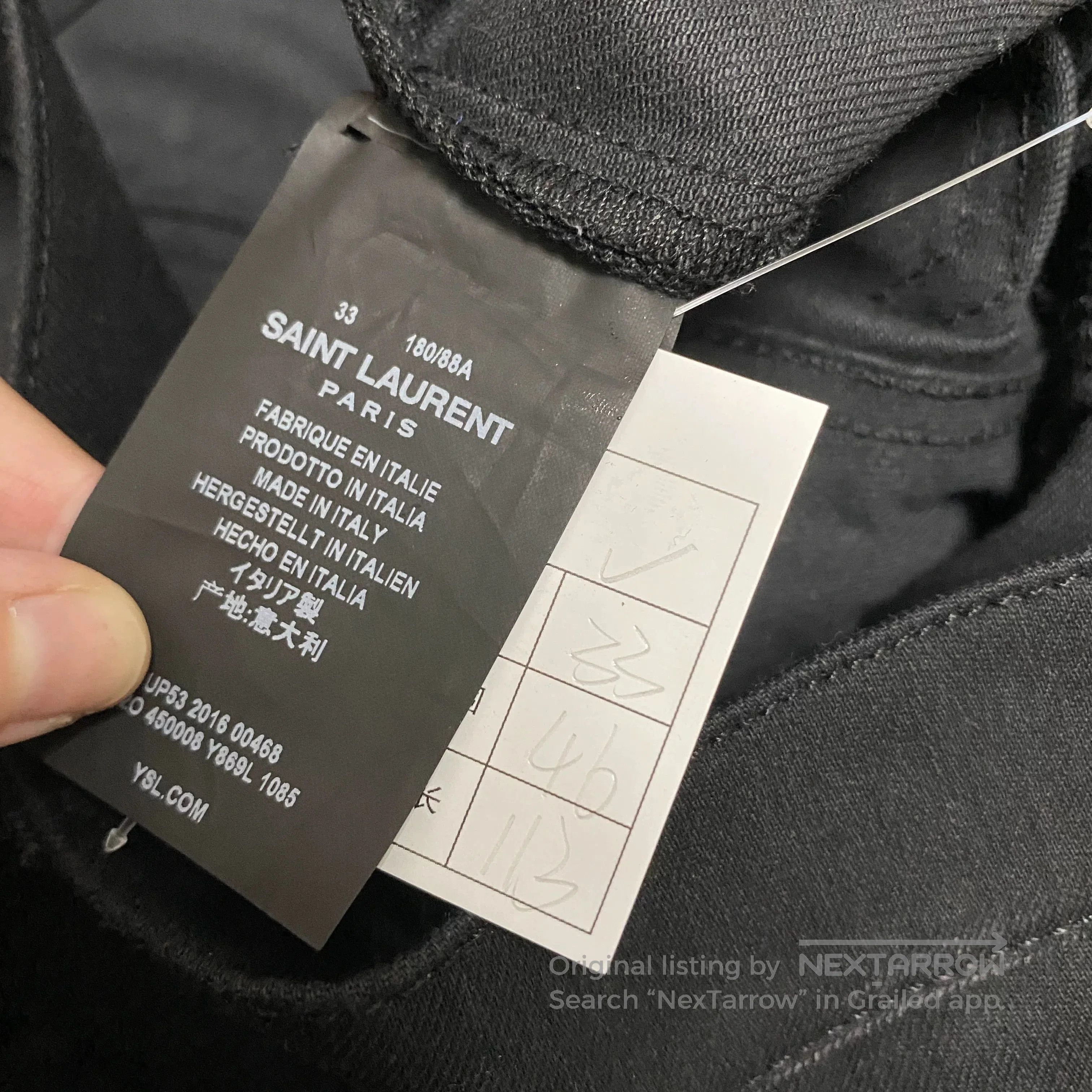 Saint Laurent Paris SAINT LAURENT 17SS Distressed Jeans. Size US 33 - 6 Thumbnail