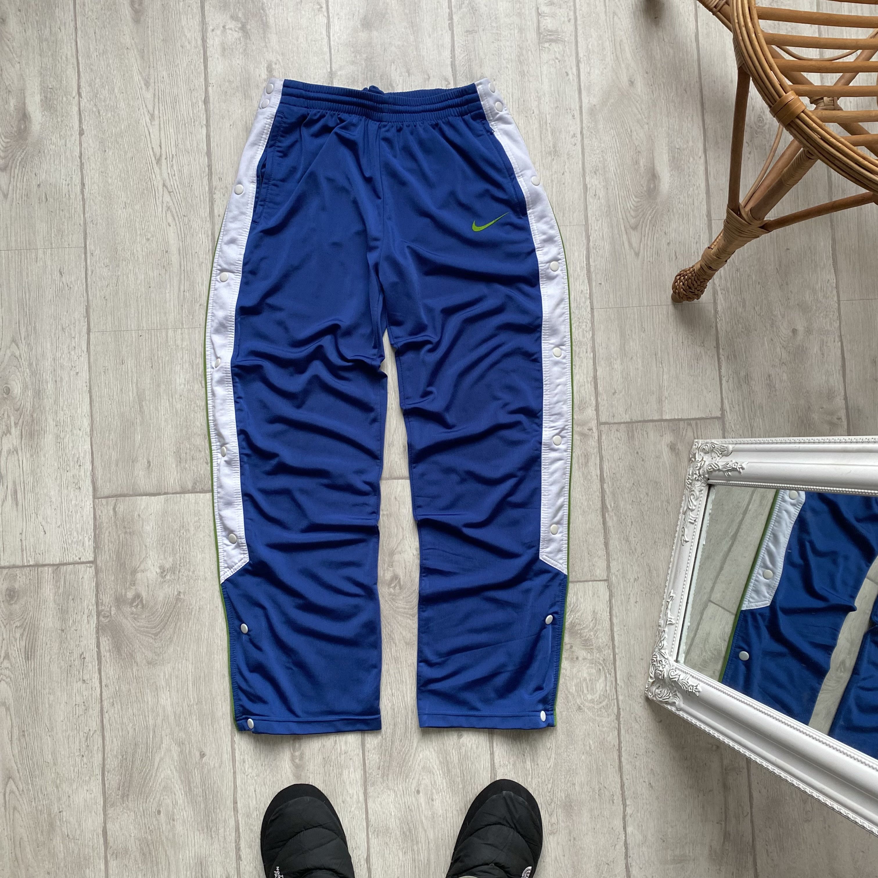 🟢Vintage Nike 90s Track pants Big Swoosh Y2k