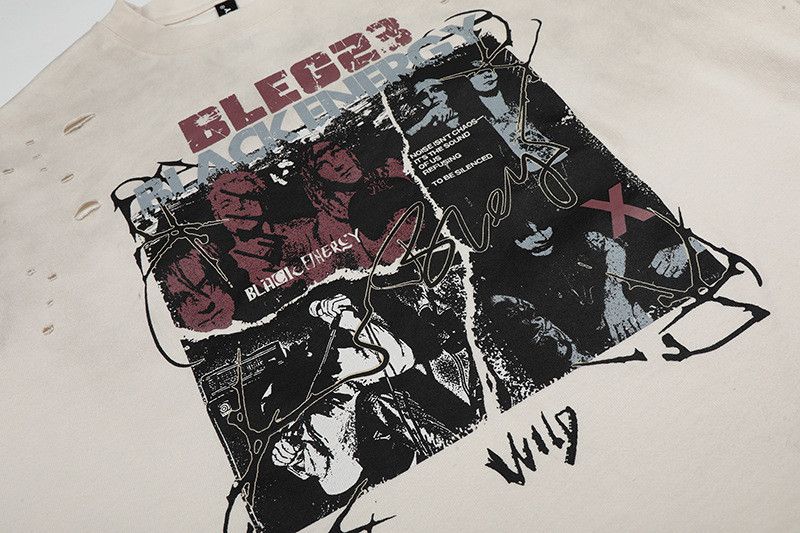 Vintage Vintage Distressed Ripped Rock Band Print T-Shirt Size US M / EU 48-50 / 2 - 3 Thumbnail