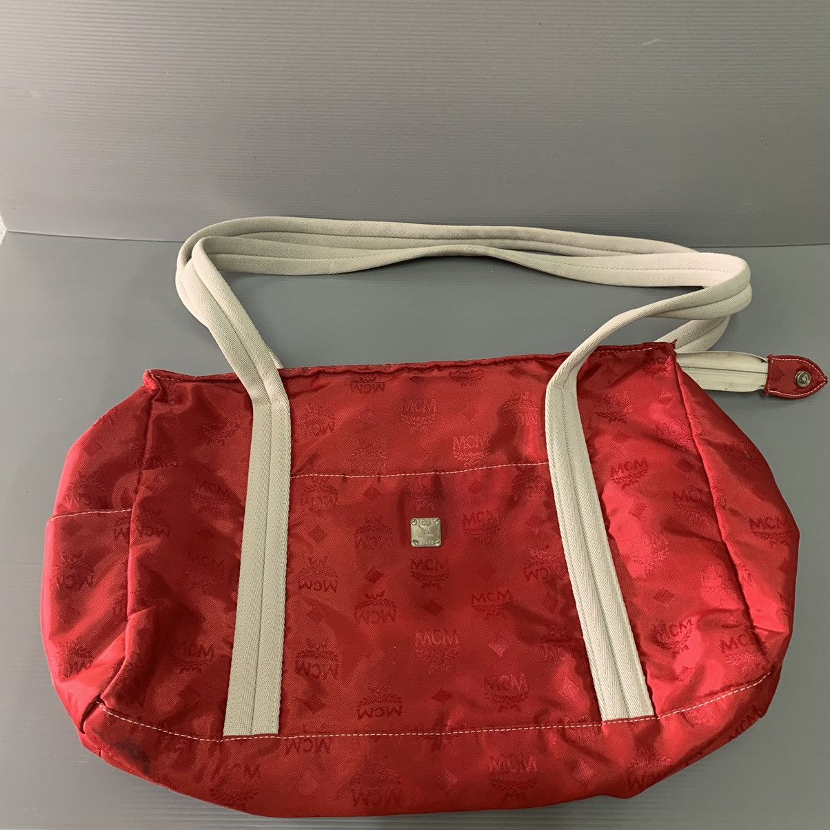 MCM MCM Red Large Shoulder Bag Size ONE SIZE - 2 Thumbnail