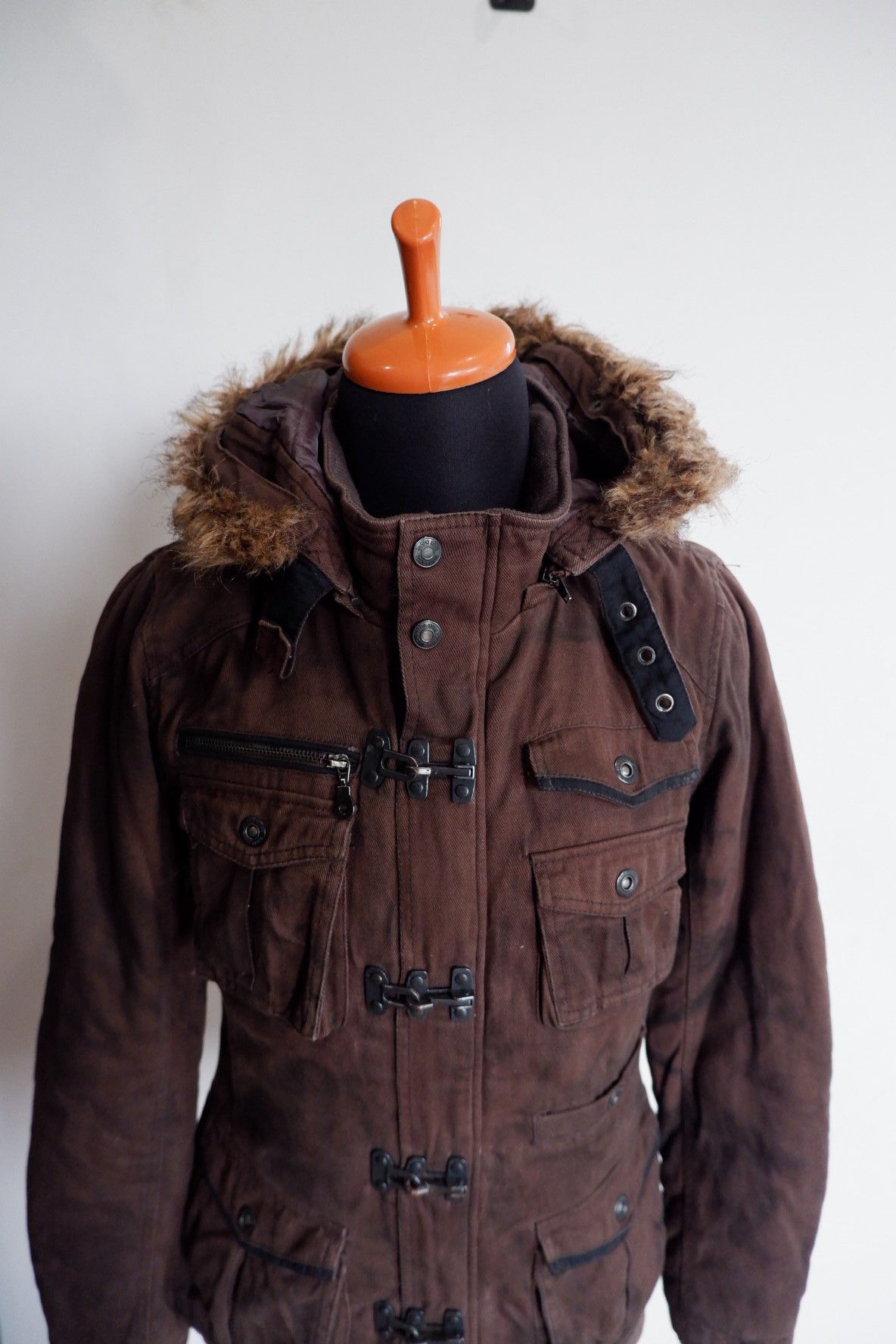 In The Attic Faux Fur In The Attic Multipocket Parka Jacket Size US M / EU 48-50 / 2 - 3 Thumbnail