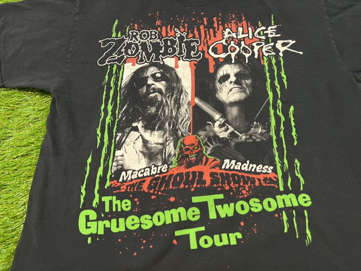 Band Tees × Vintage 2010 GRUESOME TWOSOME TOUR Shirt ROB ZOMBIE ALICE COOPER Size US L / EU 52-54 / 3 - 2 Thumbnail