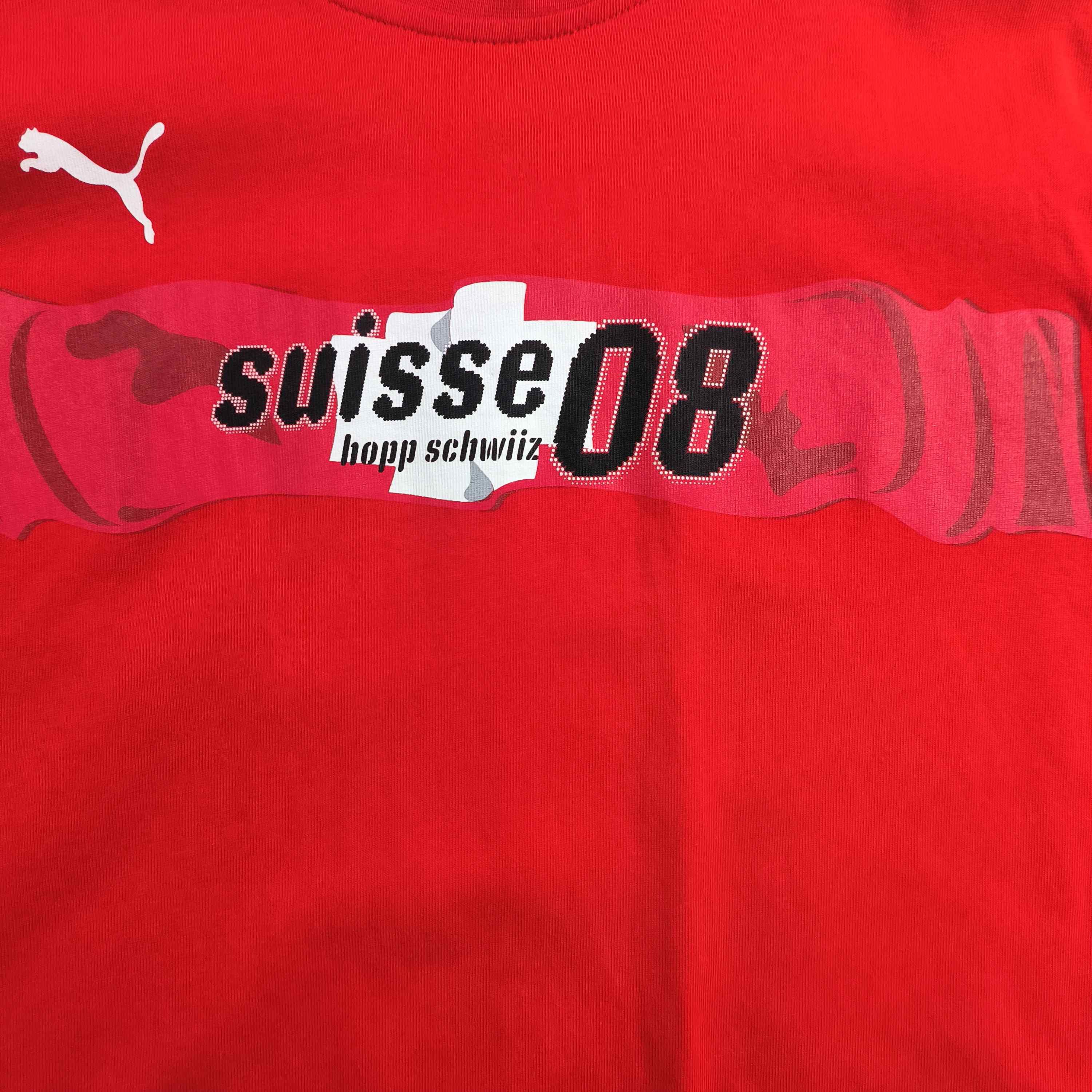 Puma Switzerland 2008 Puma football tee shirt size M Size US M / EU 48-50 / 2 - 3 Thumbnail